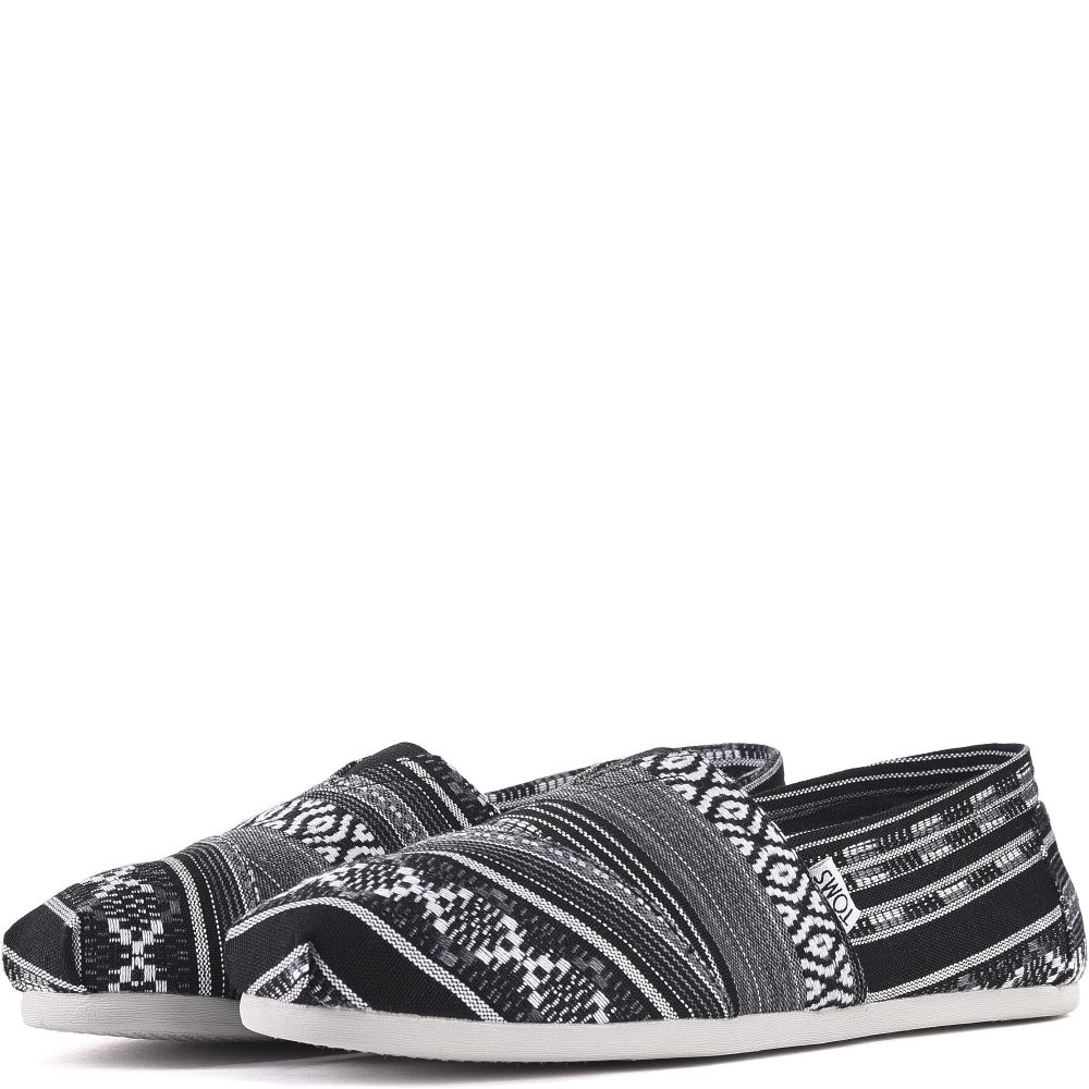 TOMS Toms for Men: Classic /White Woven Linear Cultural  display picture 1
