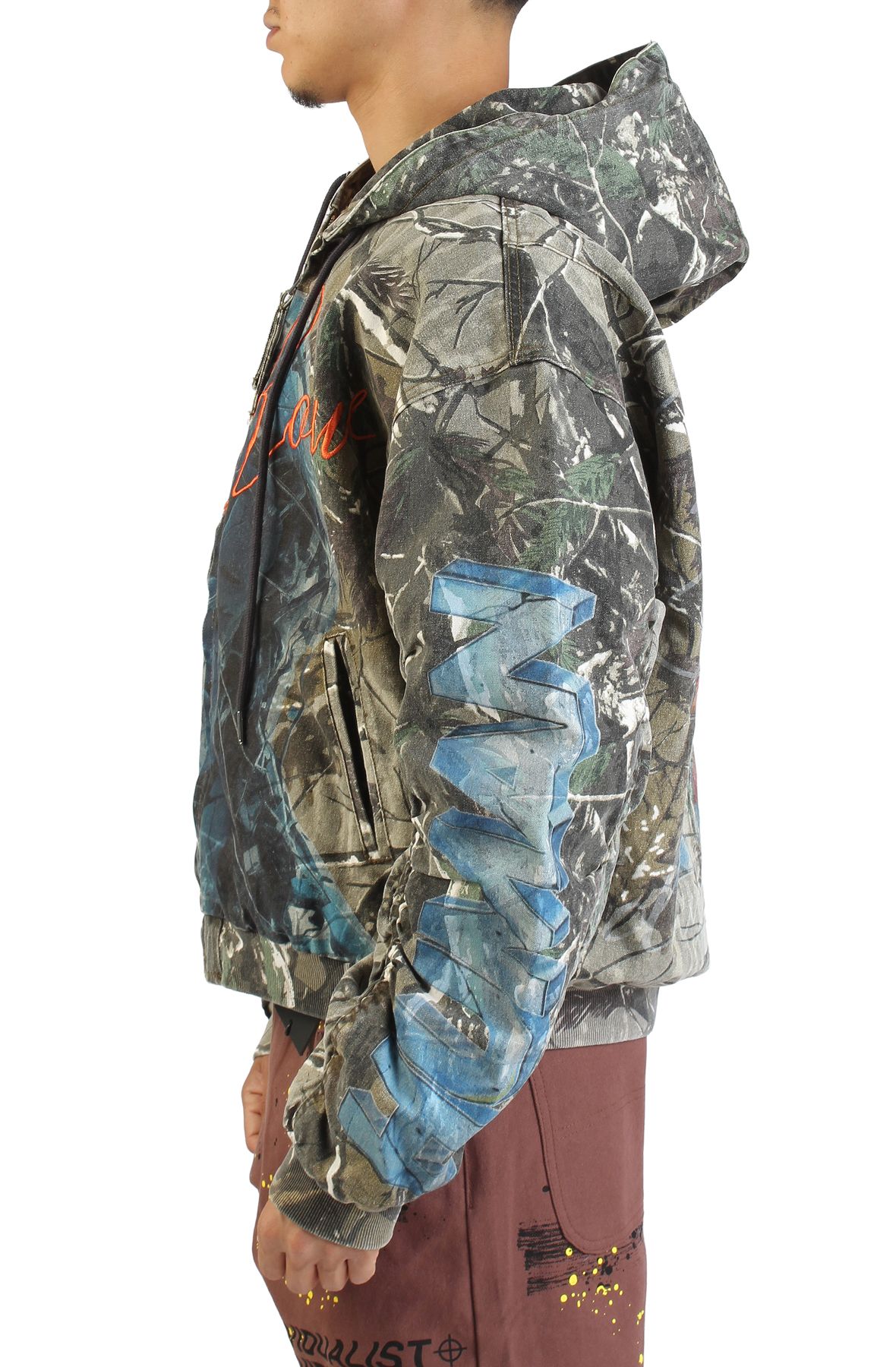 FIRST ROW Post Human New born Hood Jacket FRJ2098-CAMO - Shiekh