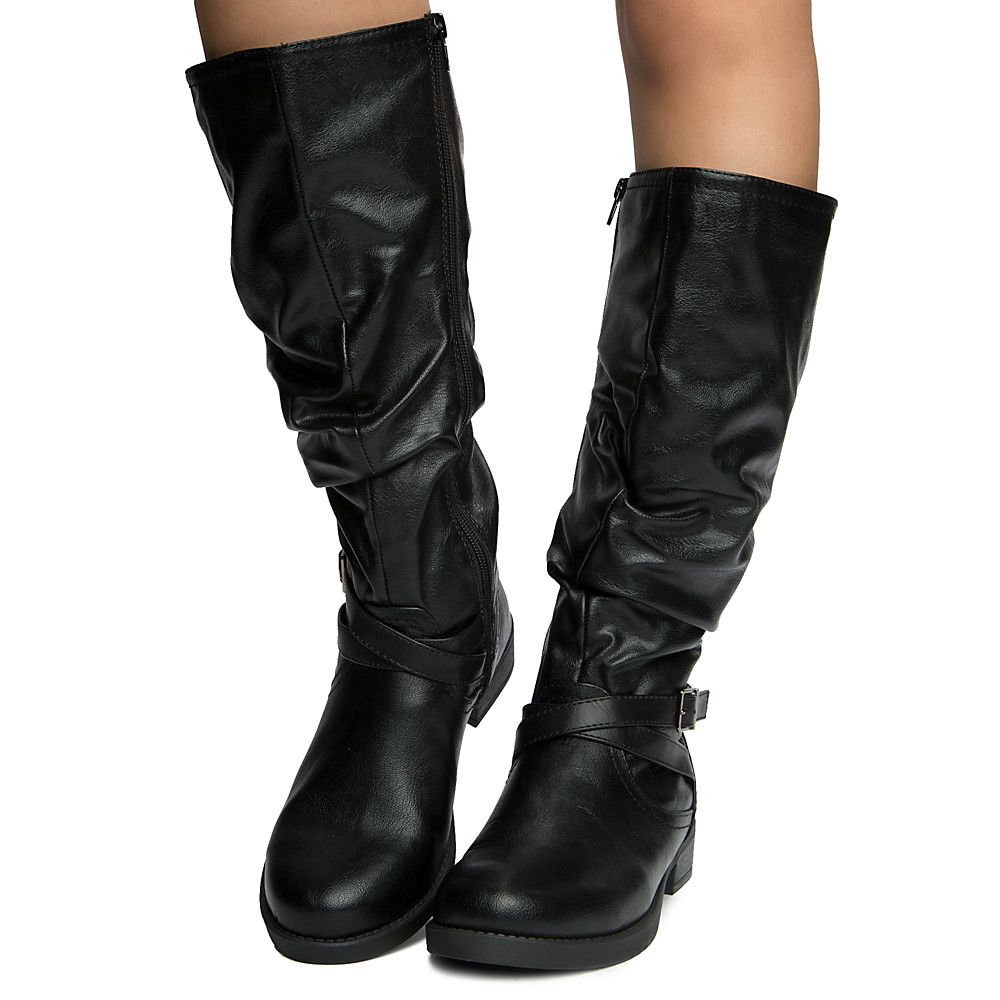 FORTUNE DYNAMICS Dale-S Midcalf Boots FD DALE-S PU BLK - Shiekh