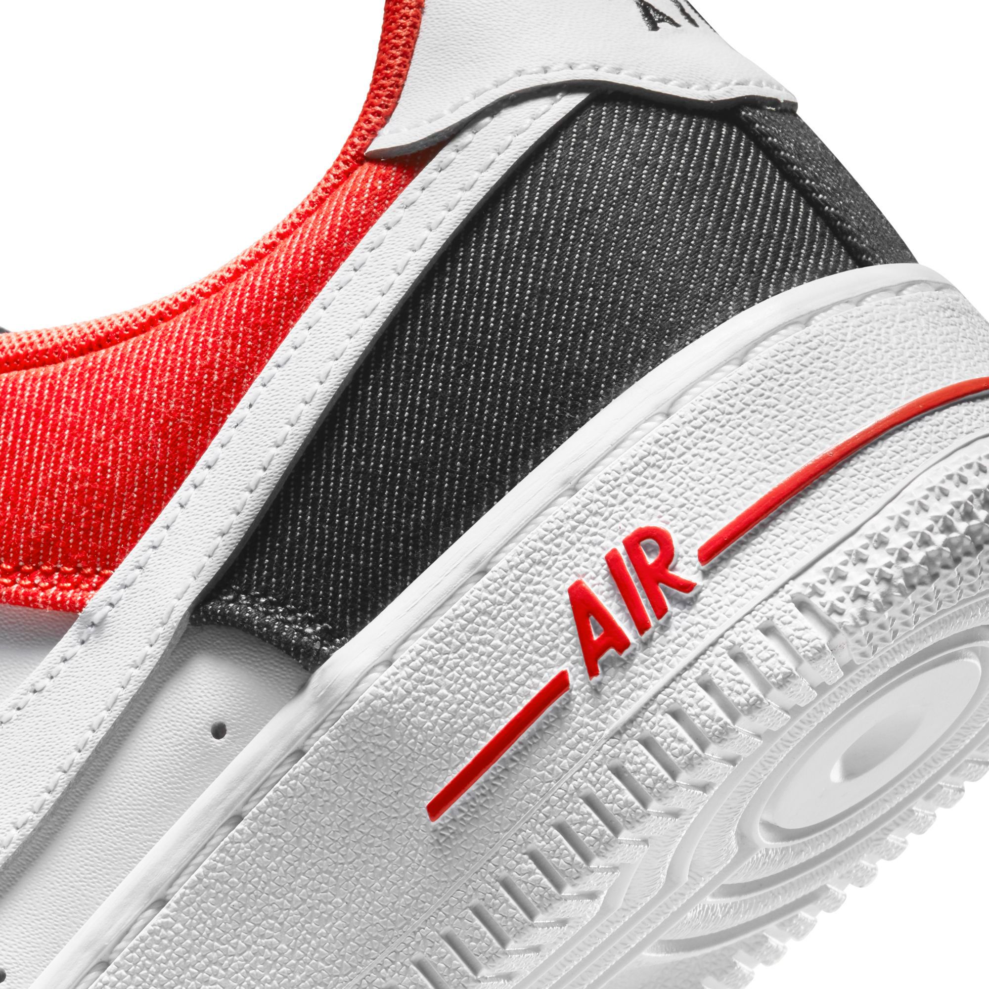 Nike Air Force 1 LV8 (GS) Denim White Blue Red USA Shoes DJ5180 100 - SIZE 5