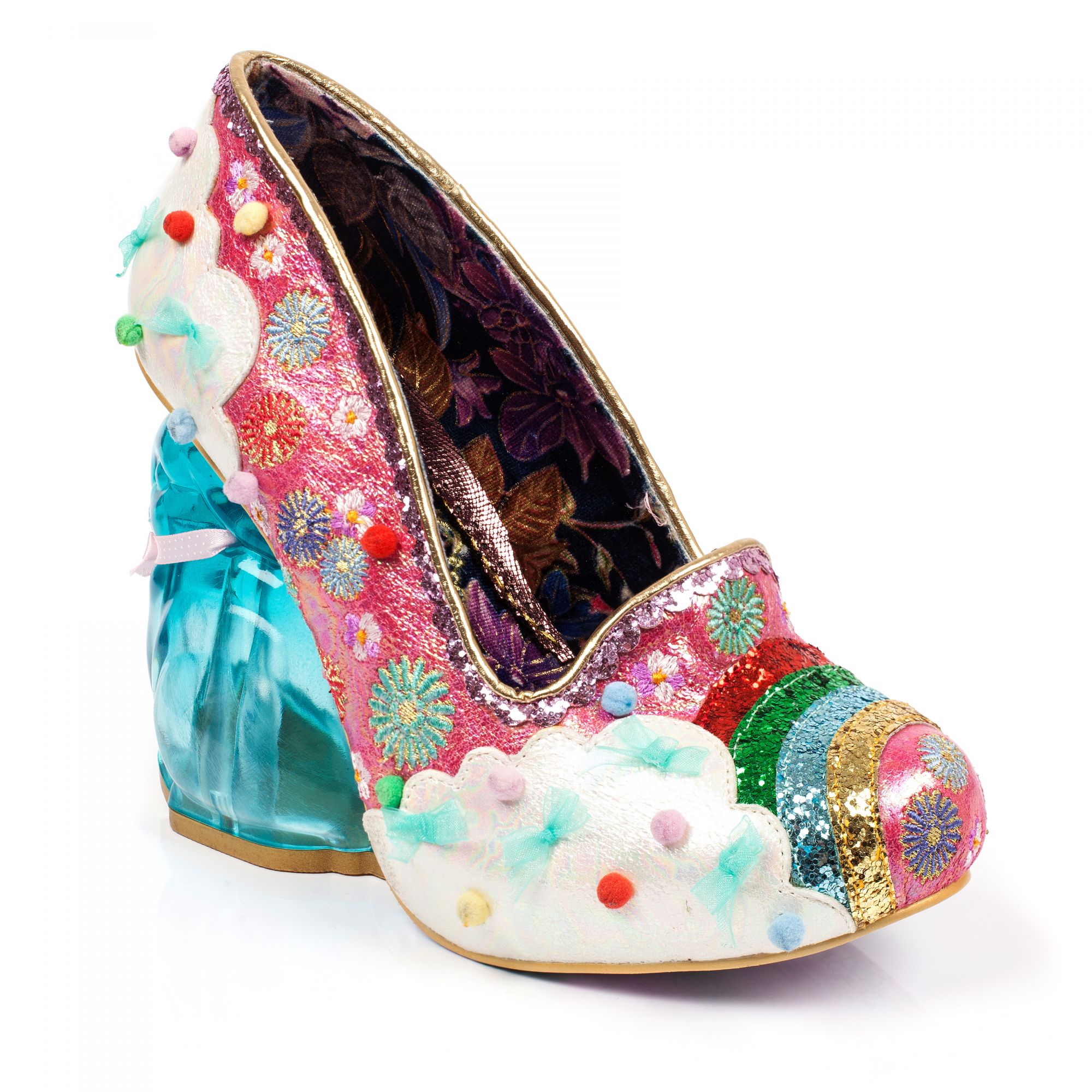 IRREGULAR CHOICE Women's Rain Bunny Heels 4107-13B/PINK - Shiekh