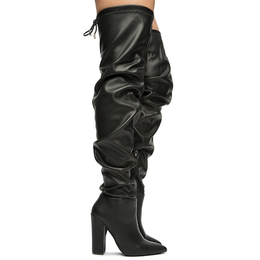 Womens Sia2 Over The Knee Boots BLACK