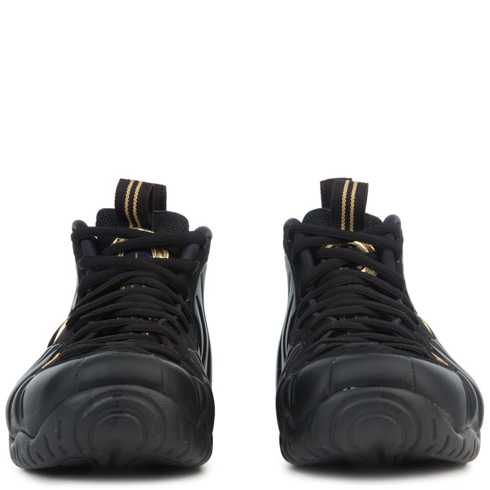 black foams with gold check