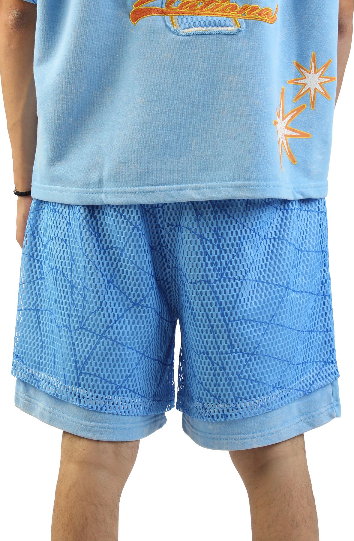 SMOKE RISE Ascend Spiderweb Shorts FS26S455-CARO - Shiekh
