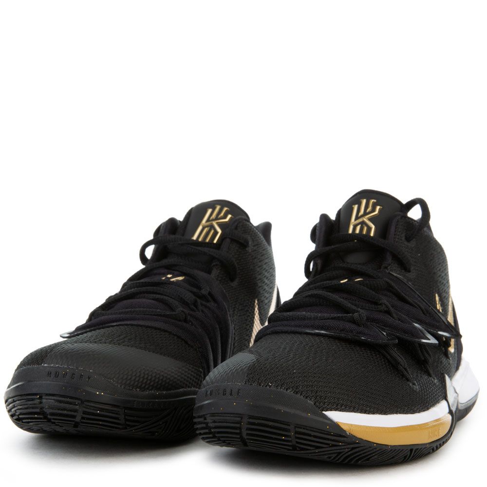 black and gold kyrie 5