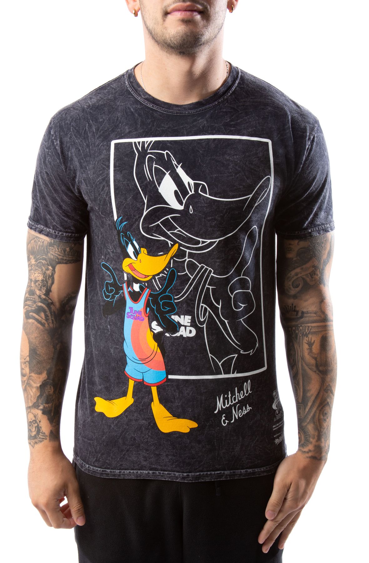 MITCHELL AND NESS Daffy Lines Tee BMTRDX21074-WBPBLCK - Shiekh