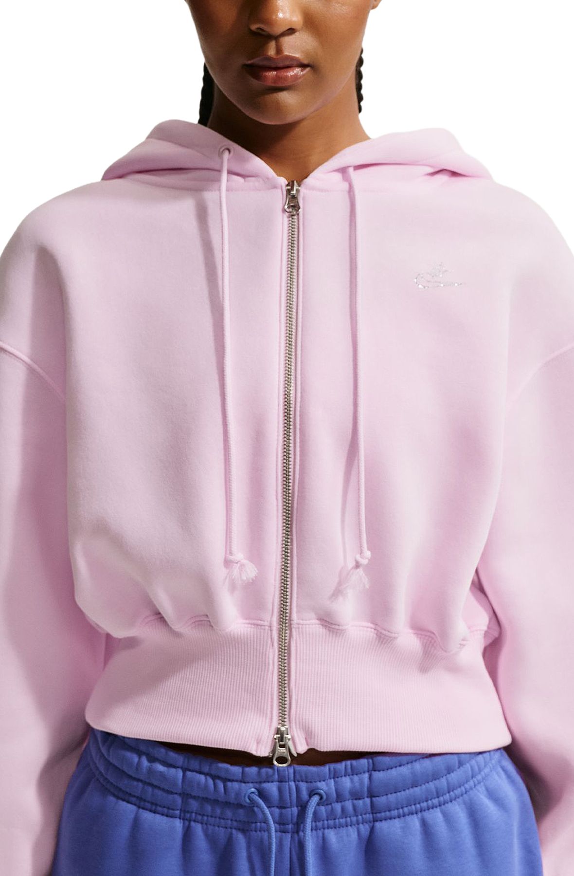 NIKE Sportswear Phoenix Fleece Loose Cropped Full-Zip Hoodie