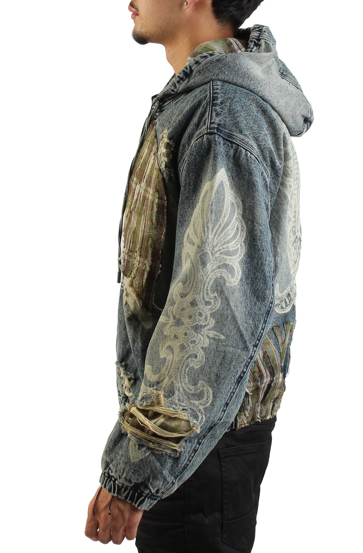 SMOKE RISE Grandeur Canvas Hood Jacket JJ25644SK-FORD - Shiekh