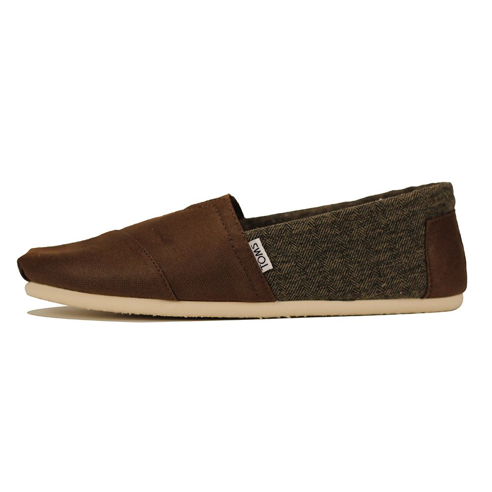toms herringbone canvas