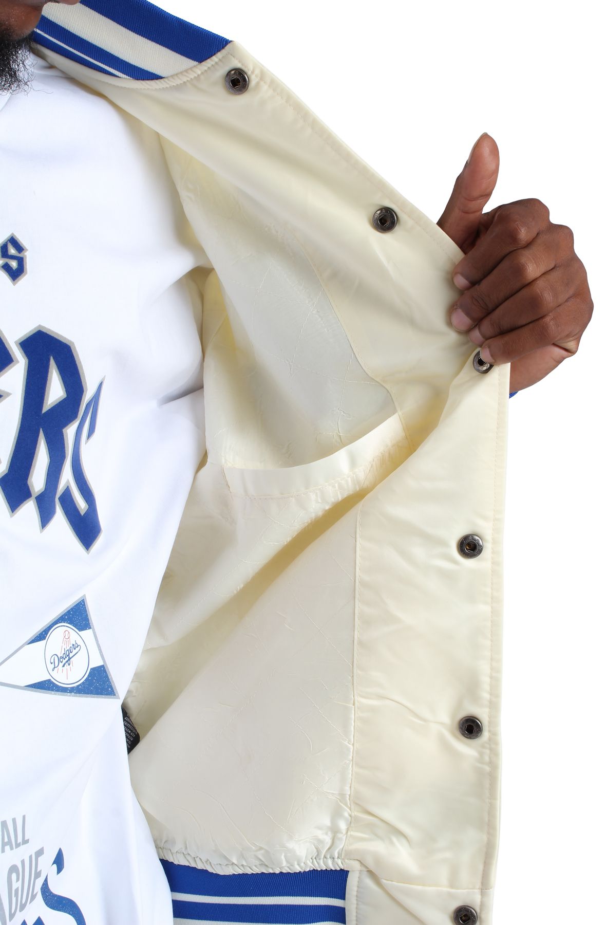 PRO STANDARD MLB Los Angeles Dodgers Sublimated Satin Jacket