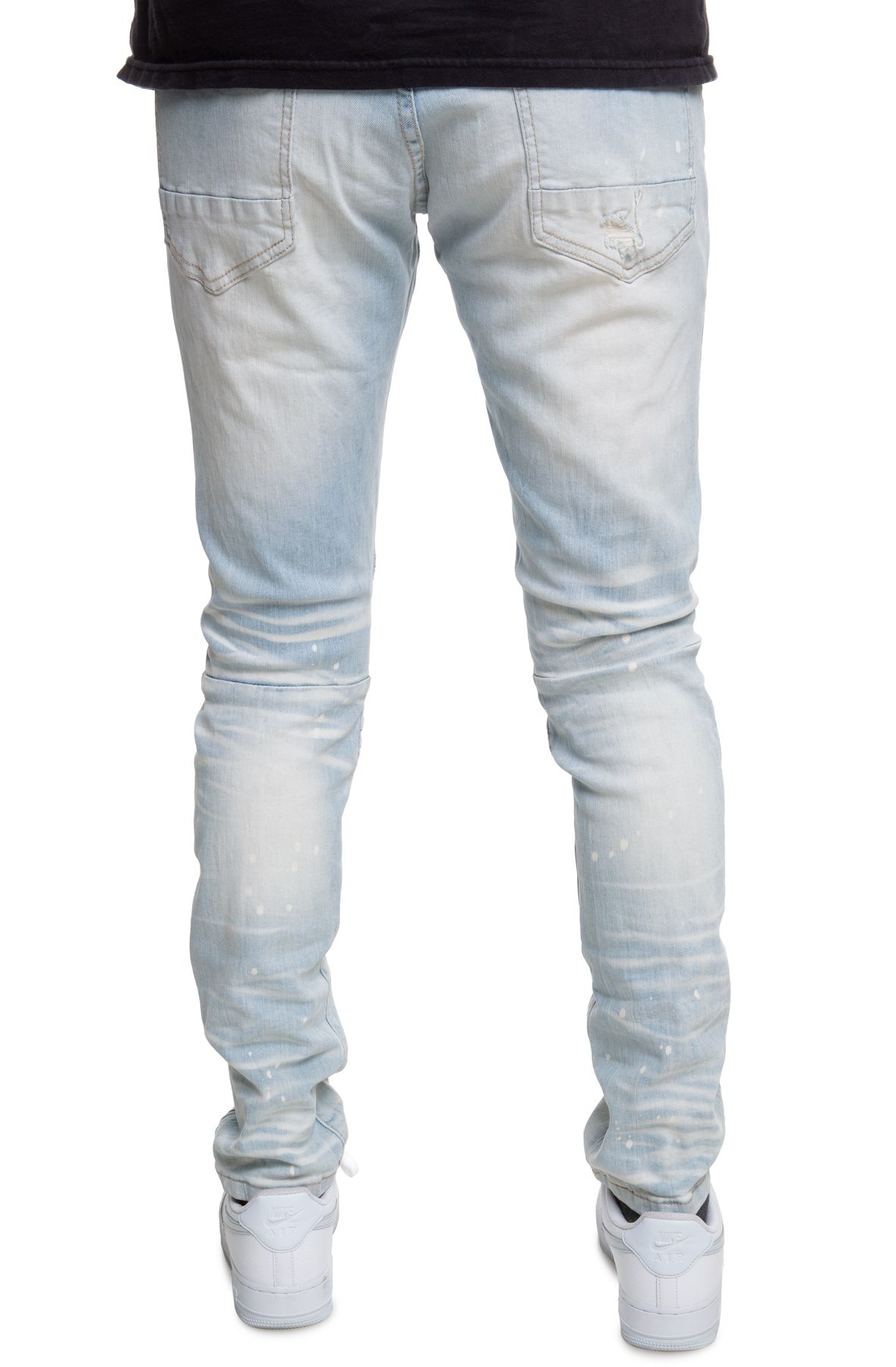 SMOKE RISE Miguel Knee Pad Jeans JP20132SPKLBL Shiekh