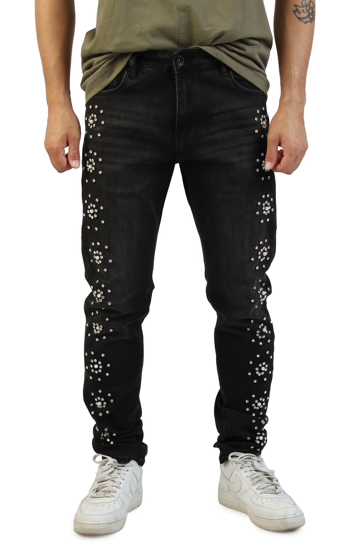 【WCS2026】ジラーチ ピンズ ピンラリー CRYSP DENIM Pearl Skinny Jeans CRY-SPR226-010 - Shiekh