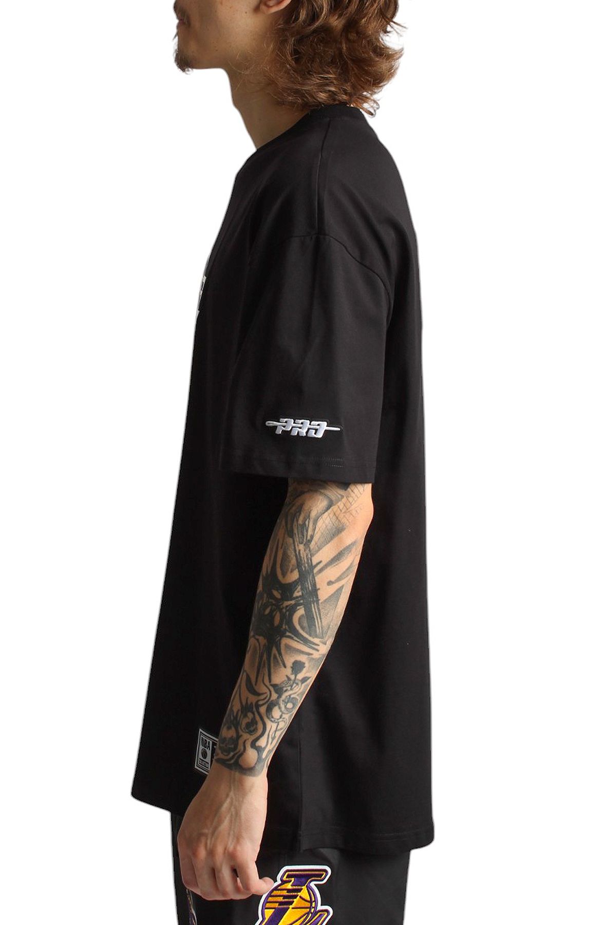 PRO STANDARD NBA Los Angeles Drop Shoulder T-Shirt BLL150008-BLK