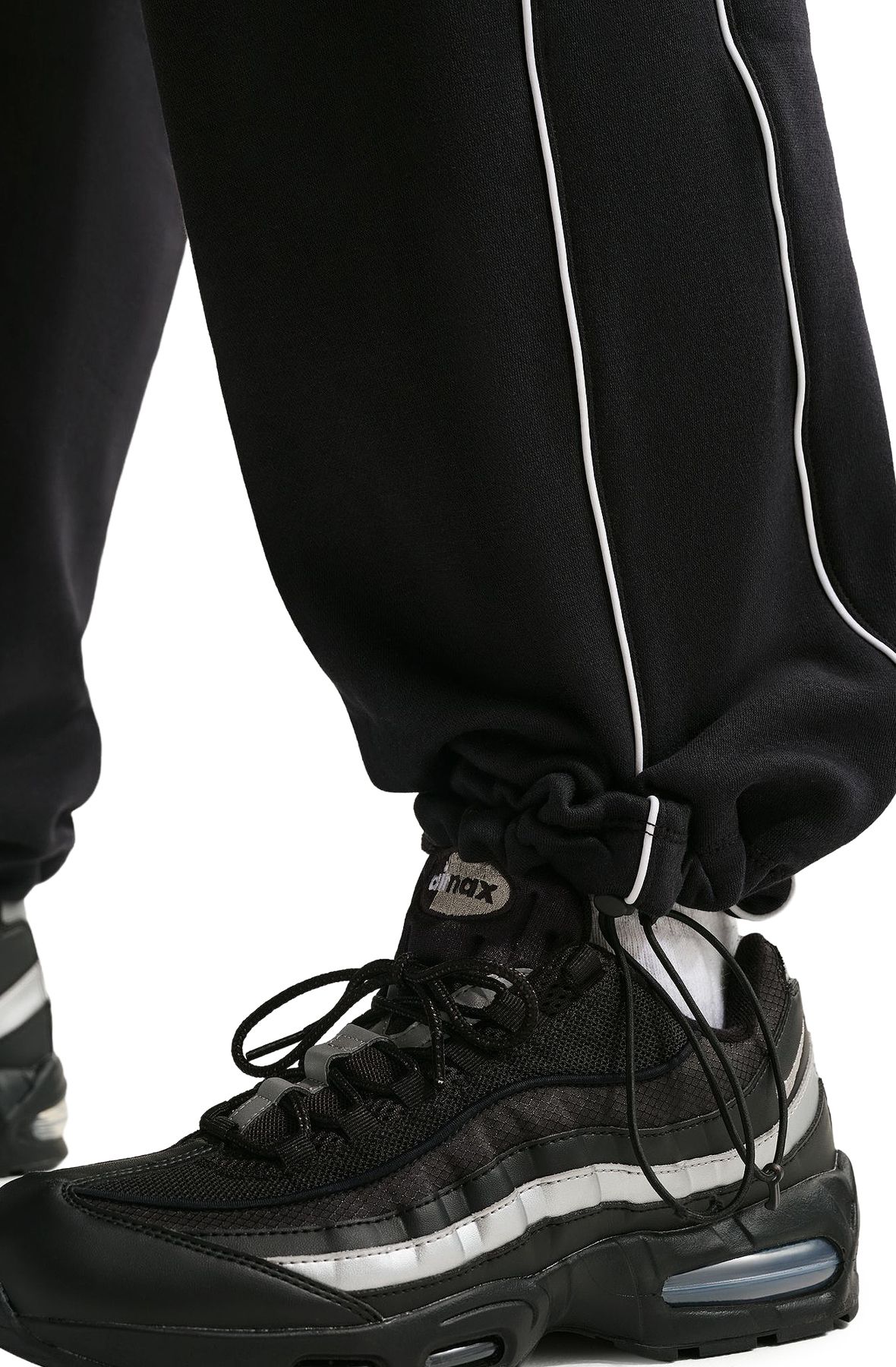 NIKE Air Open-Hem Fleece Pants IF1284 010 - Shiekh