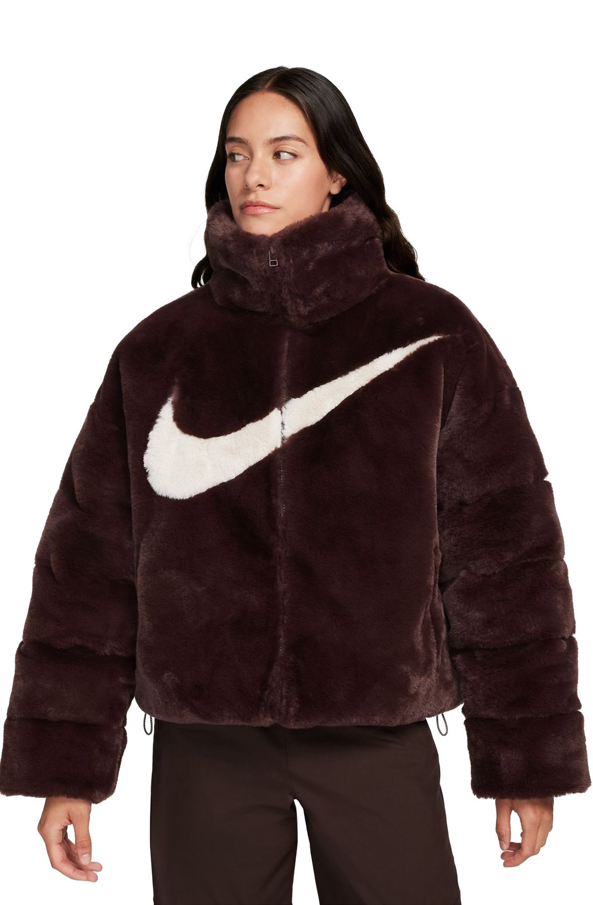 NIKE Sportswear Essential Oversized Faux Fur Puffer FN0368 227 - Shiekh
