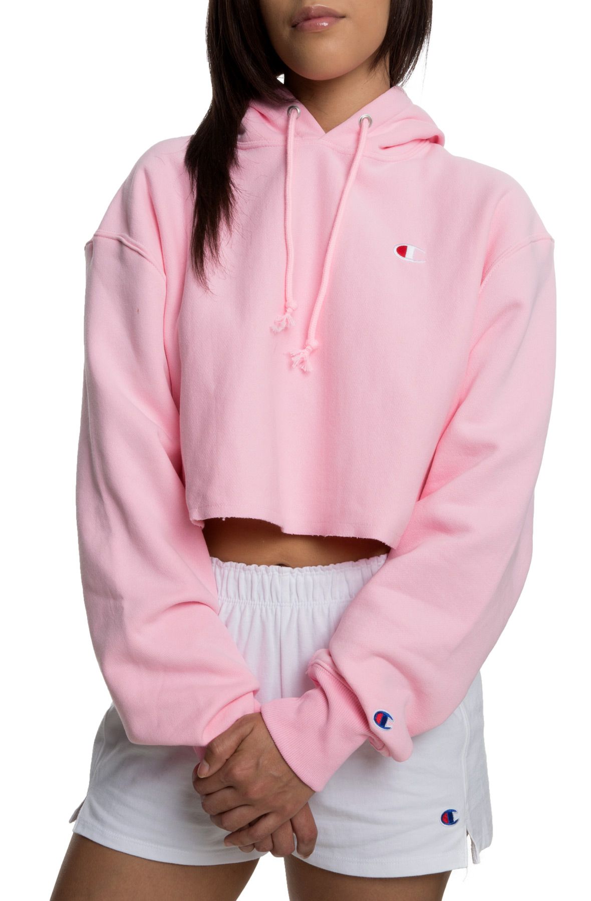 champion hoodie pink womens