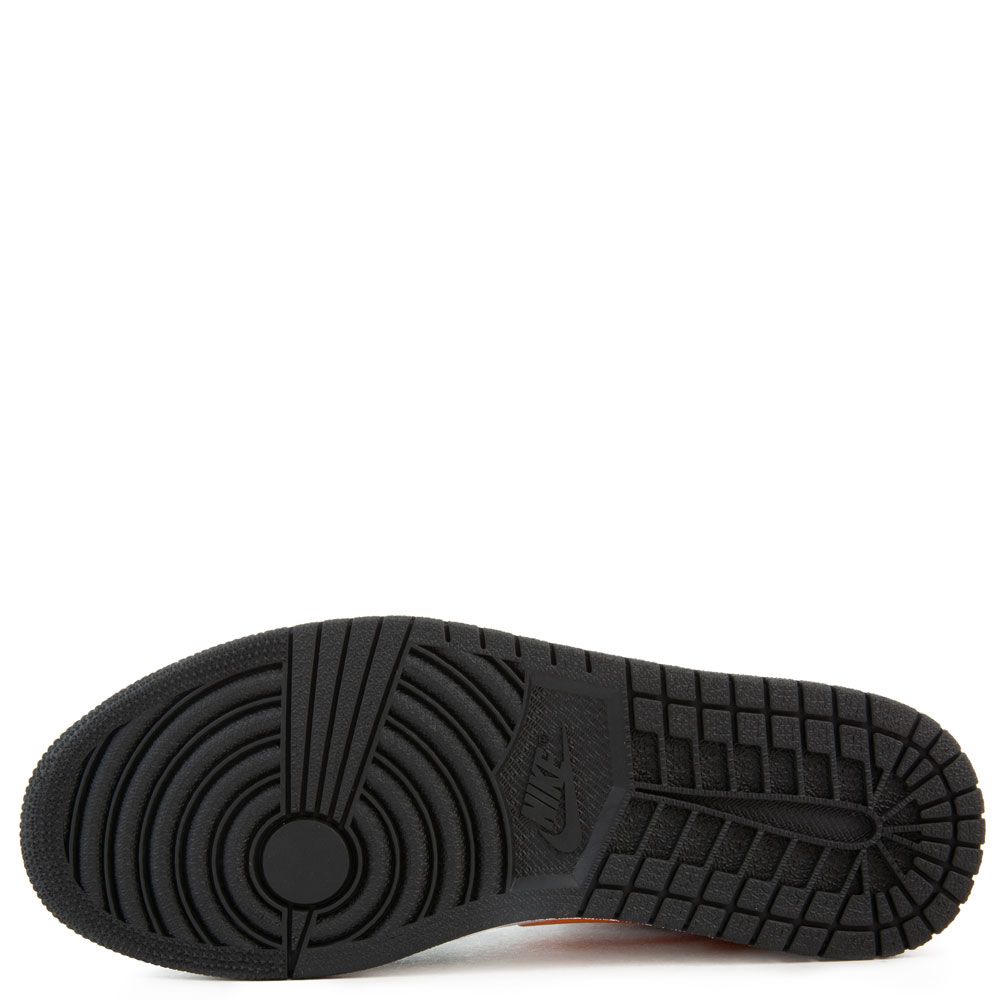 air jordan 1 mid black starfish white