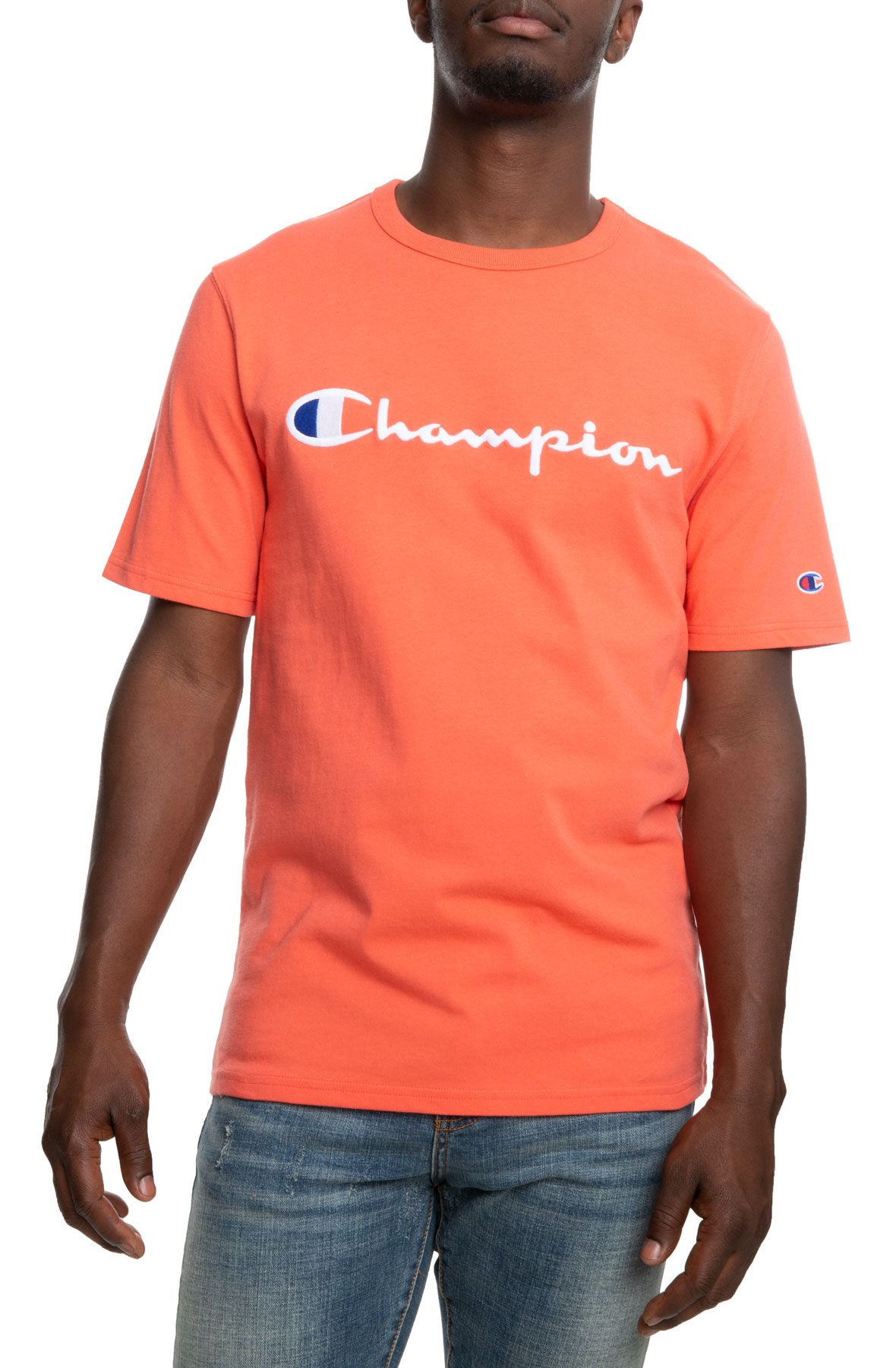 Champion store papaya shirt