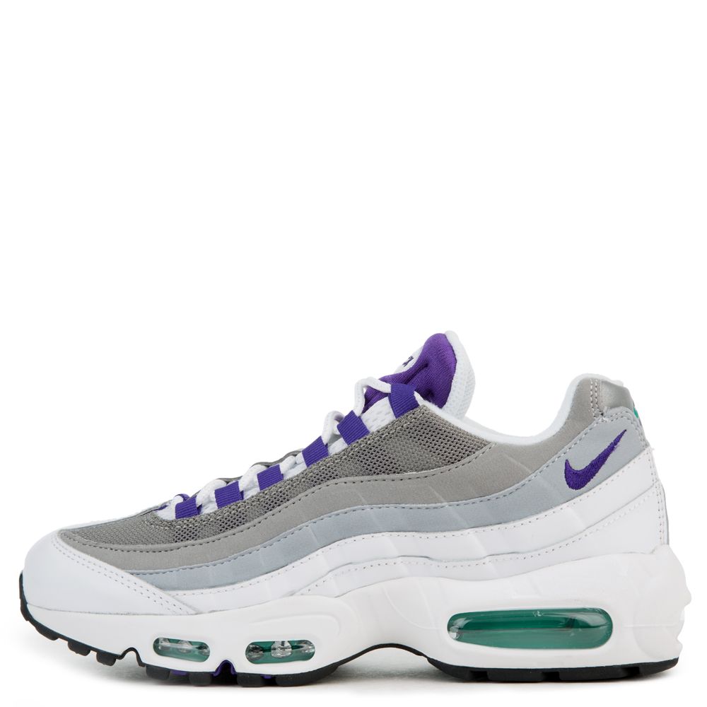 air max 95 white court purple emerald green