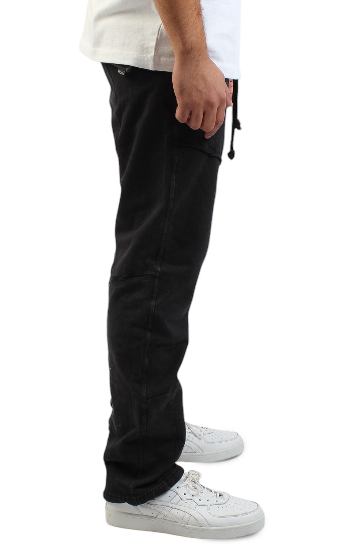 HUDSON PATCHWORK 385GSM BAGGY JOGGER 537BLK - Shiekh