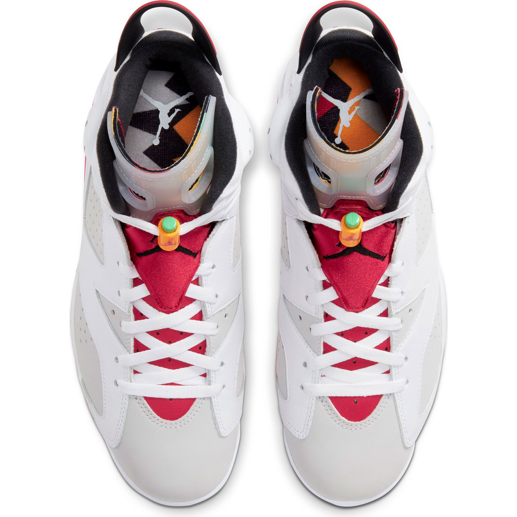 シューズ(男性用) NIKE AIR JORDAN 6 RETRO HARE Nike Air Jordan 6 CT8529-062 Retro Hare Silver True Red