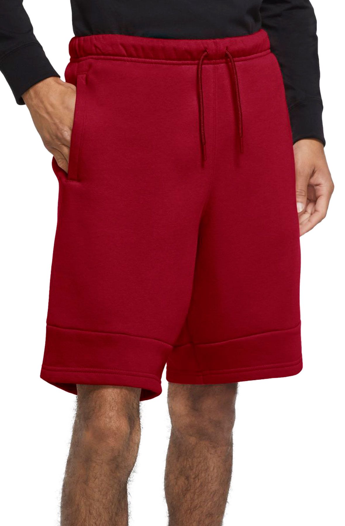 Shop Jordan MJ Jumpman Fleece Shorts DJ0186-507 red