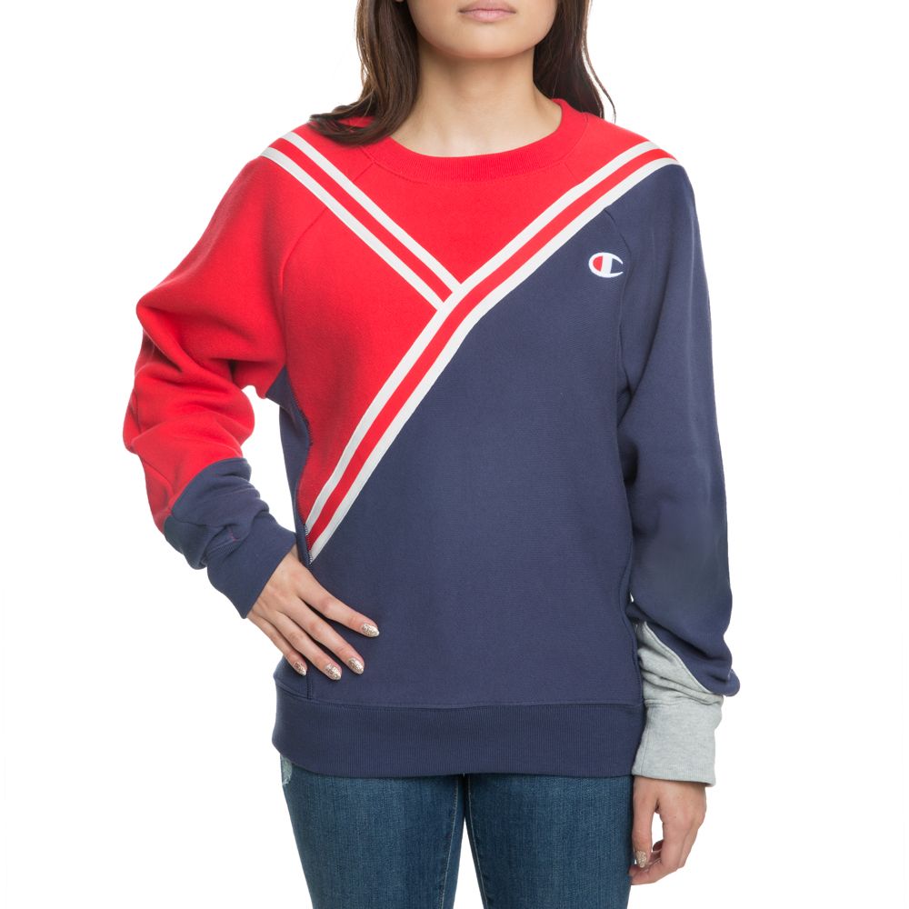 Champion colorblock outlet crew