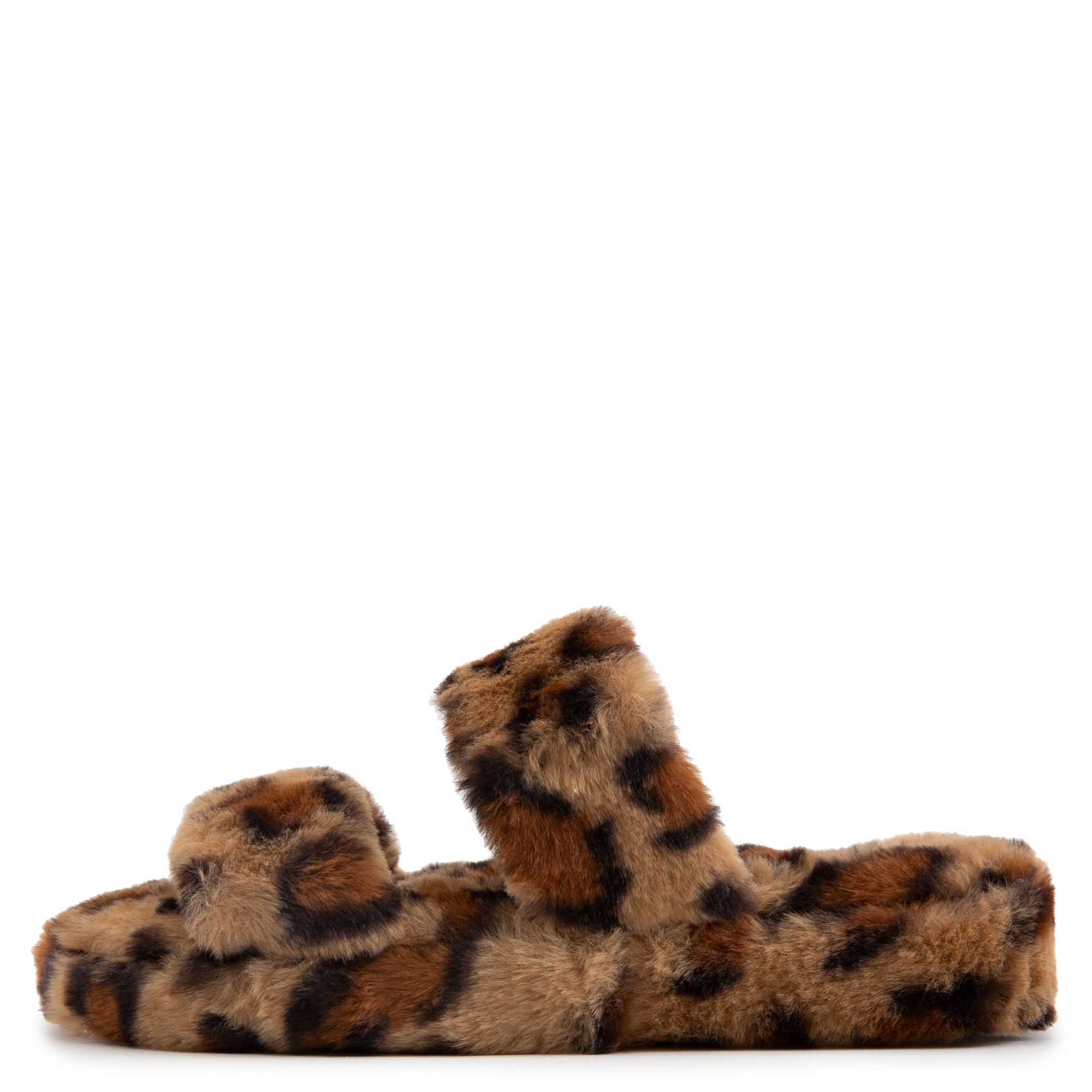 Louis Vuitton Mink Animal Print Slides