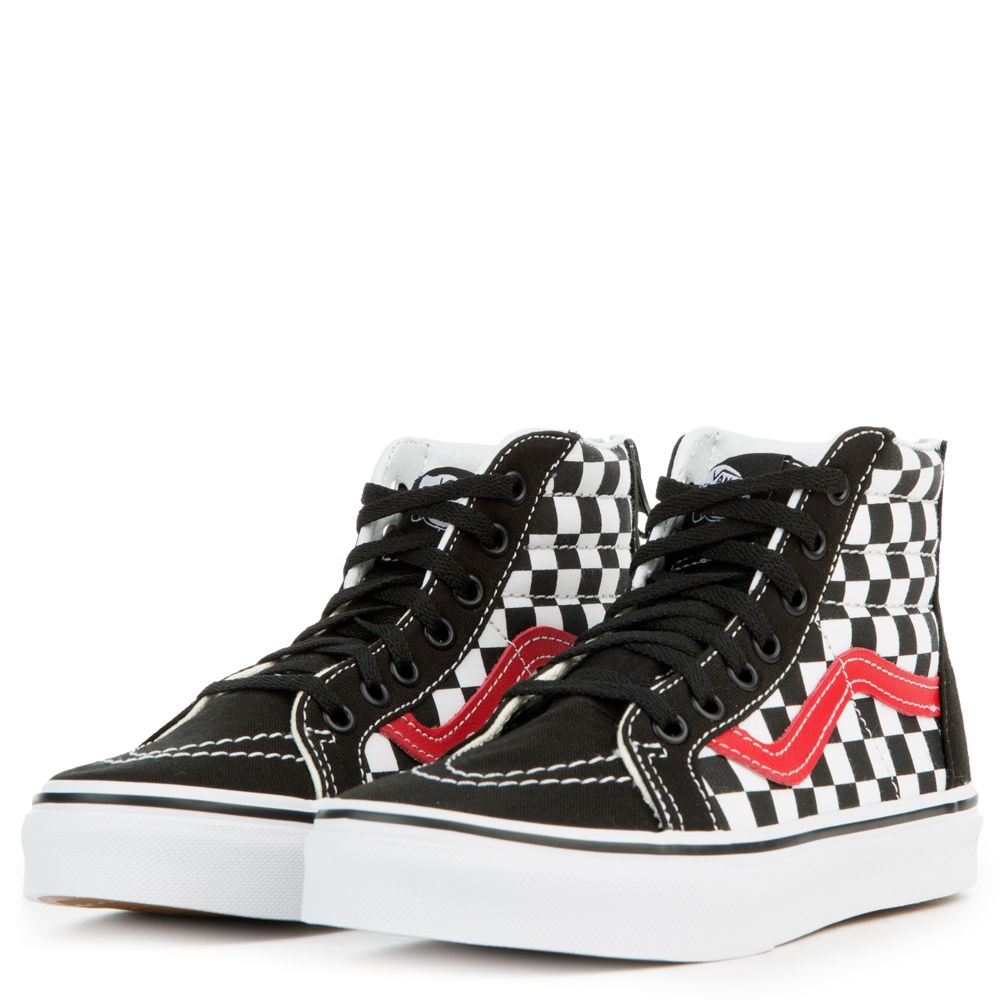 VANS (GS) SK8-Hi Checkerboard Zip VN0A3276U3Z - Shiekh