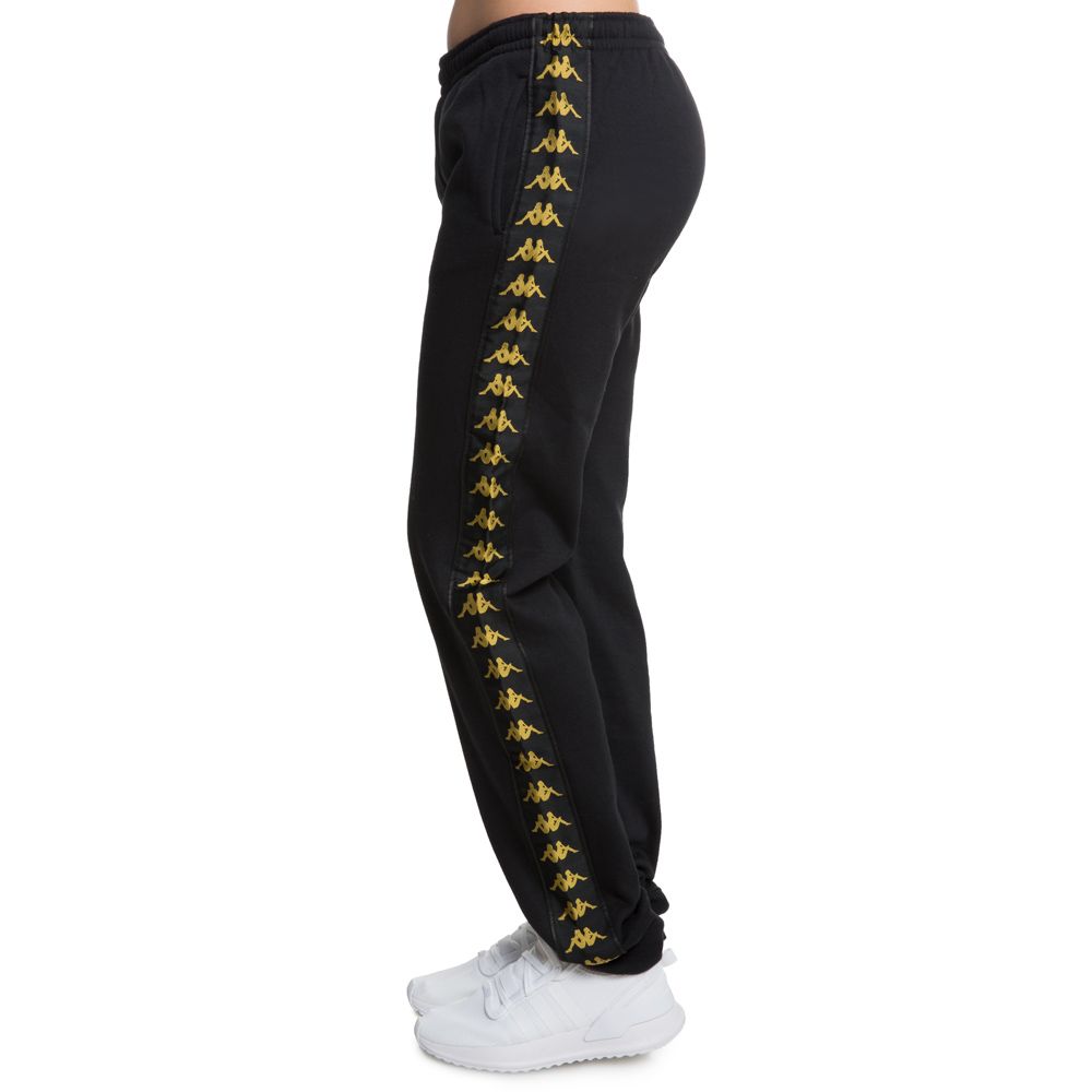 black and gold joggers womens