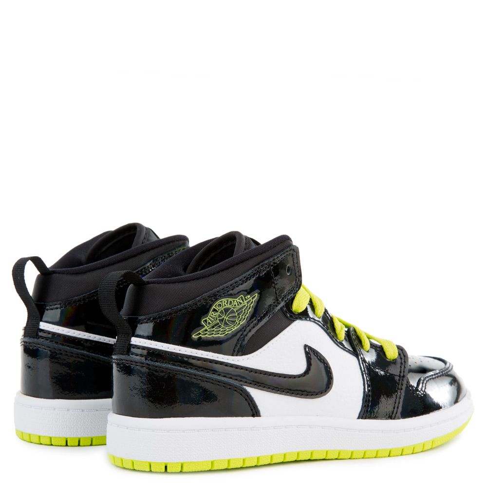 jordan 1 black cyber mystic green