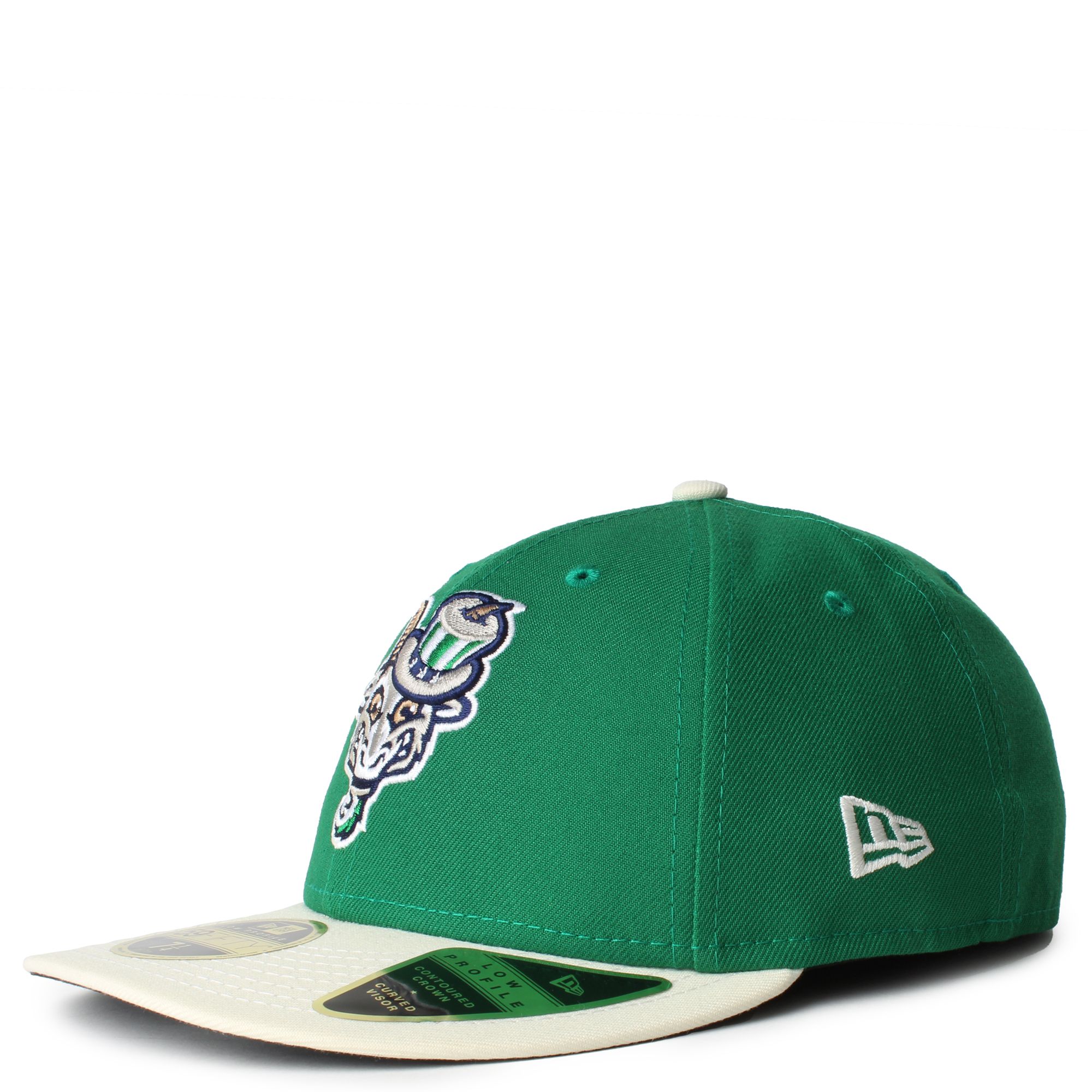 New Era Caps Hartford Yard Goats Fitted Hat Green/White