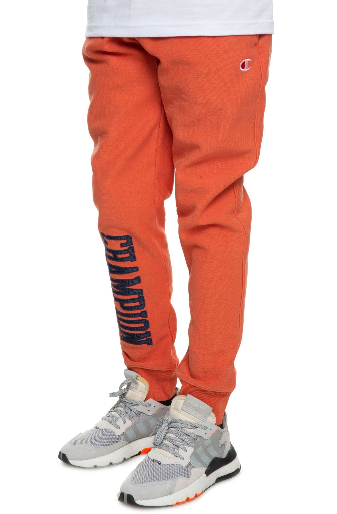 orange champion sweatpants