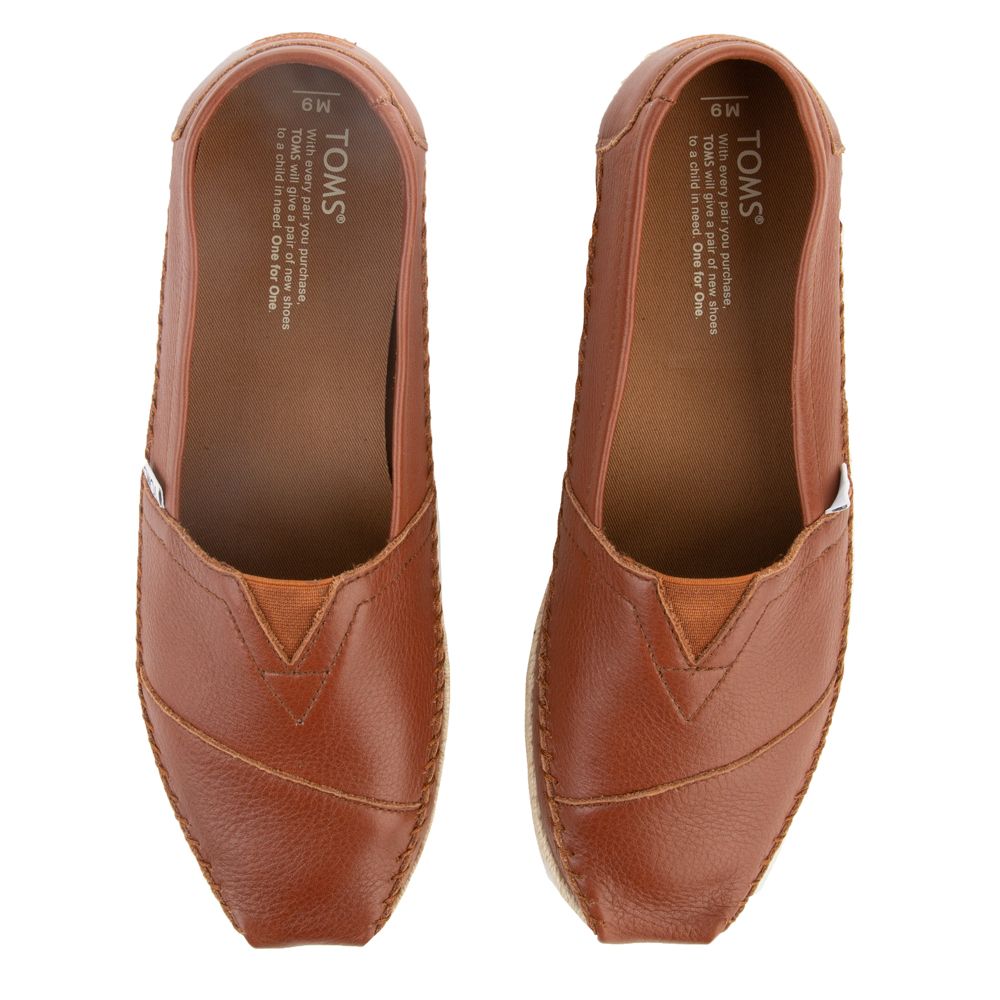 TOMS Seasonal Classic Leather Slip Ons 10008380 Shiekh