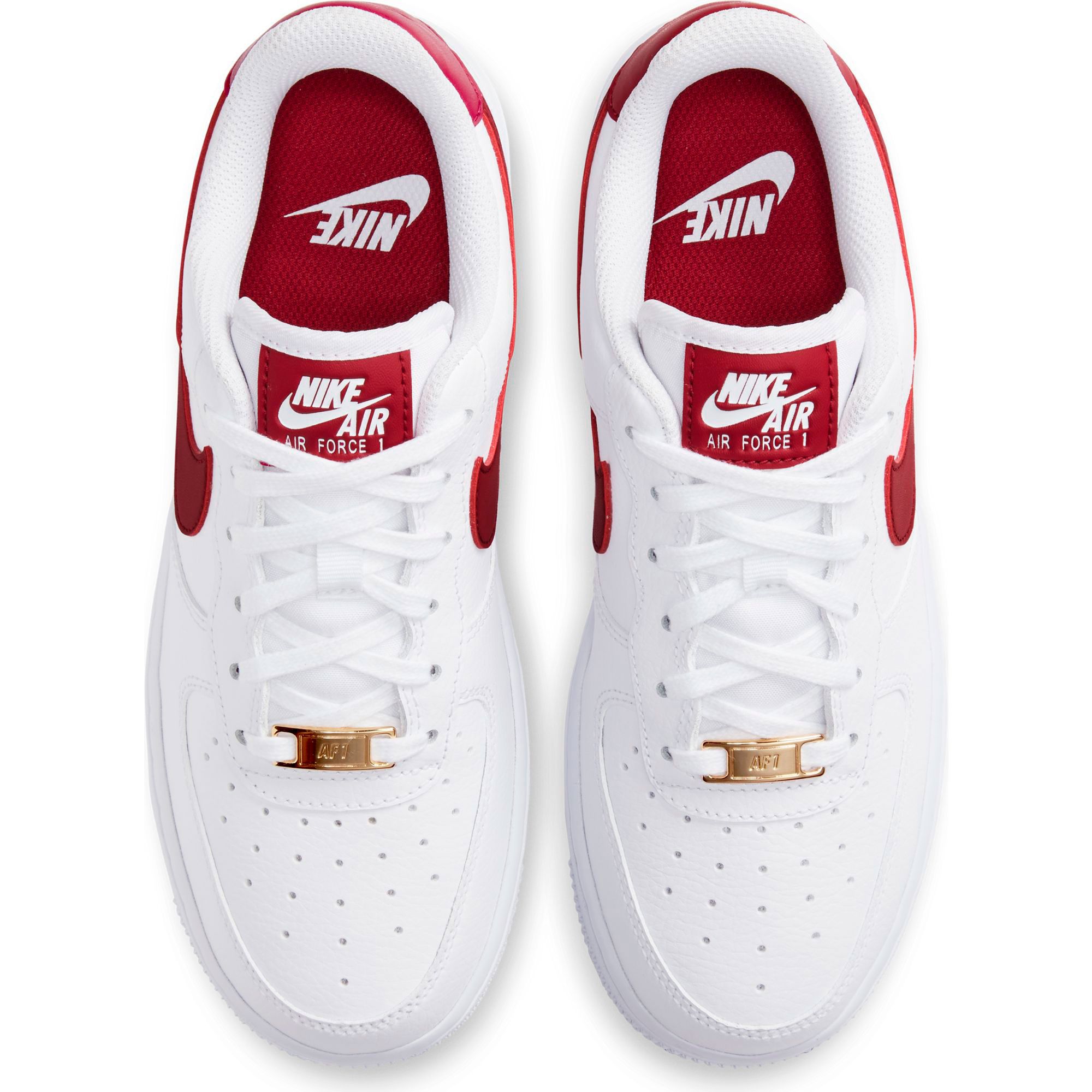 red and white womens air force 1