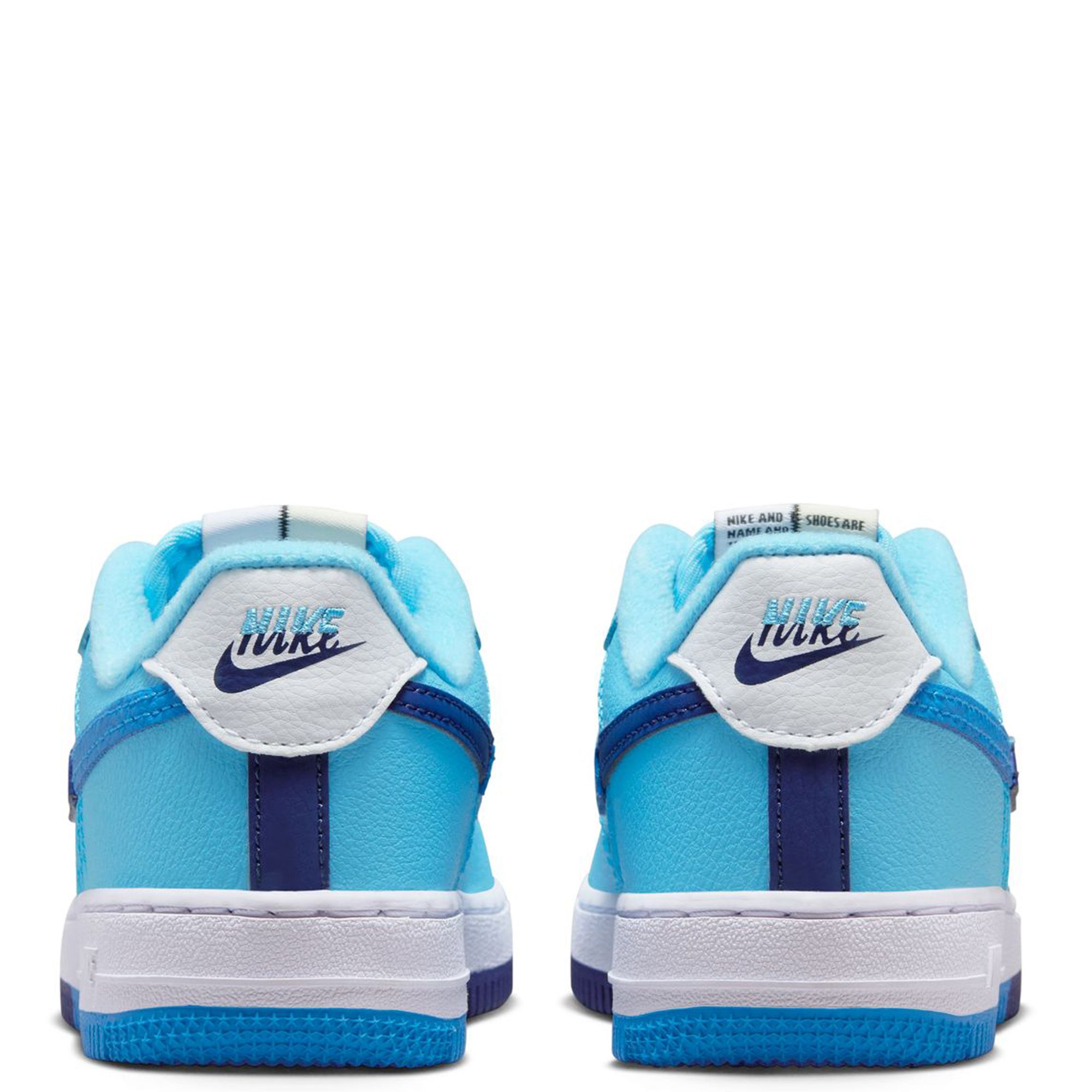 Nike Air Force 1 LV8 2 GS - White/Deep Royal Blue/Baltic Blue