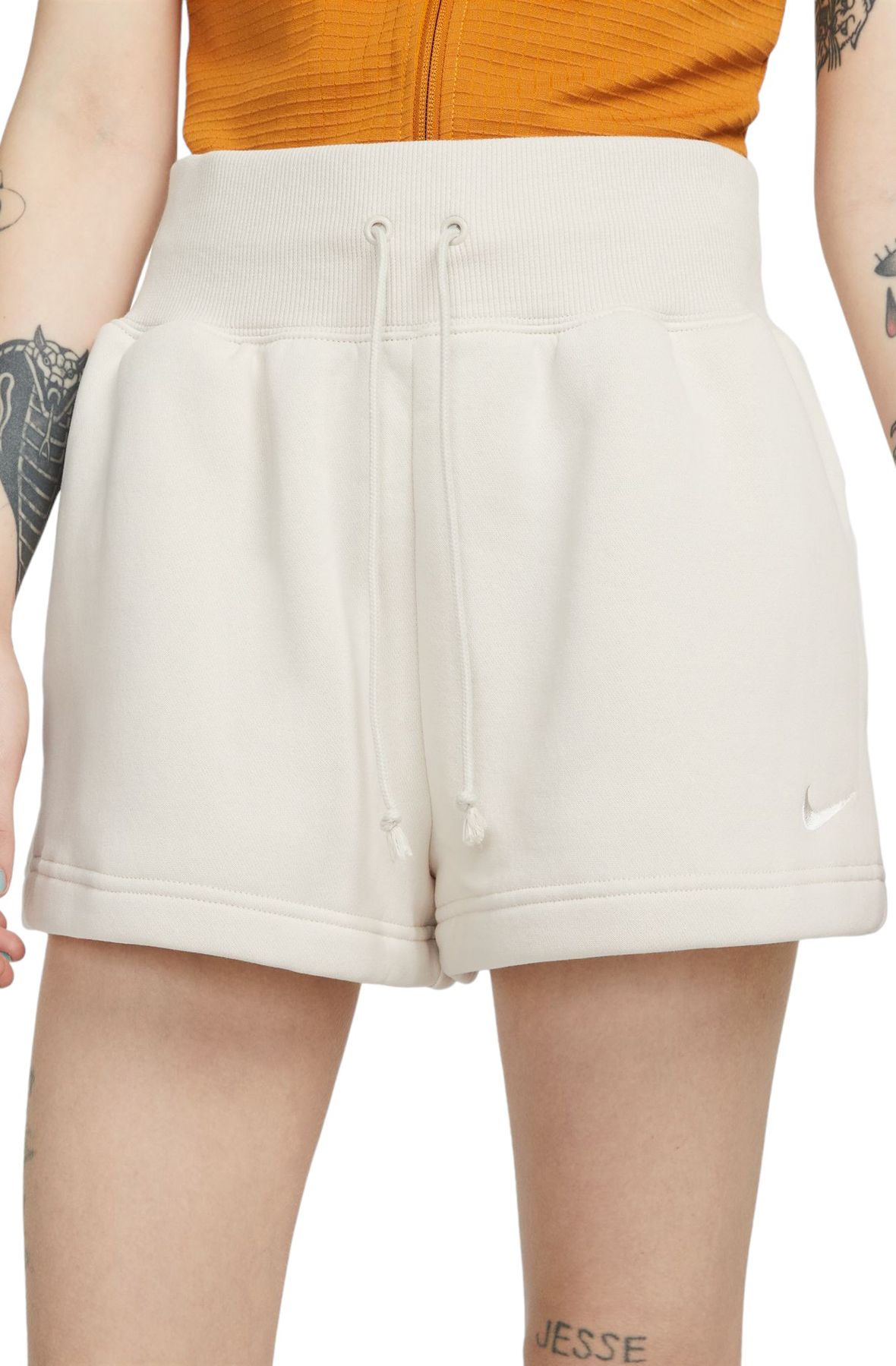 NIKE Phoenix Fleece High-Waisted Loose Shorts FD1409 104