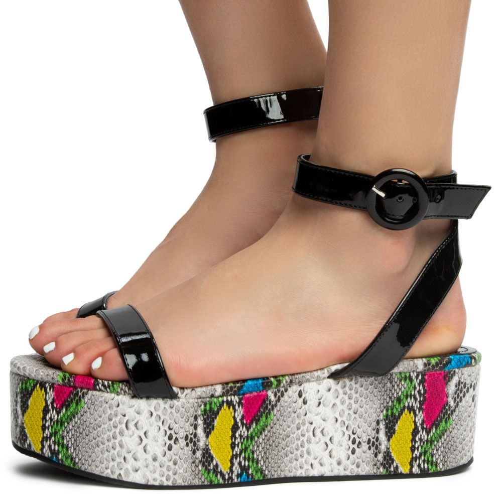 Liliana Rasha Two Strap Platform Sandals Rasha Musn Shiekh