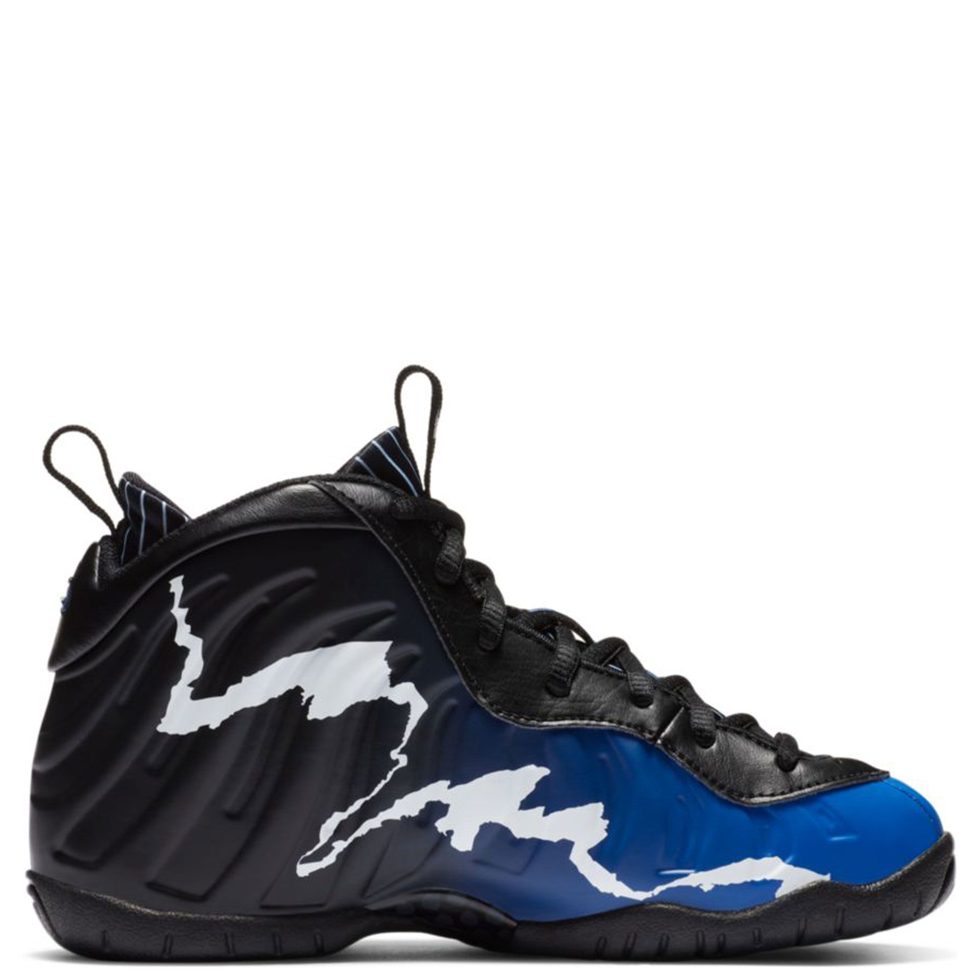 nike little posite one white and black