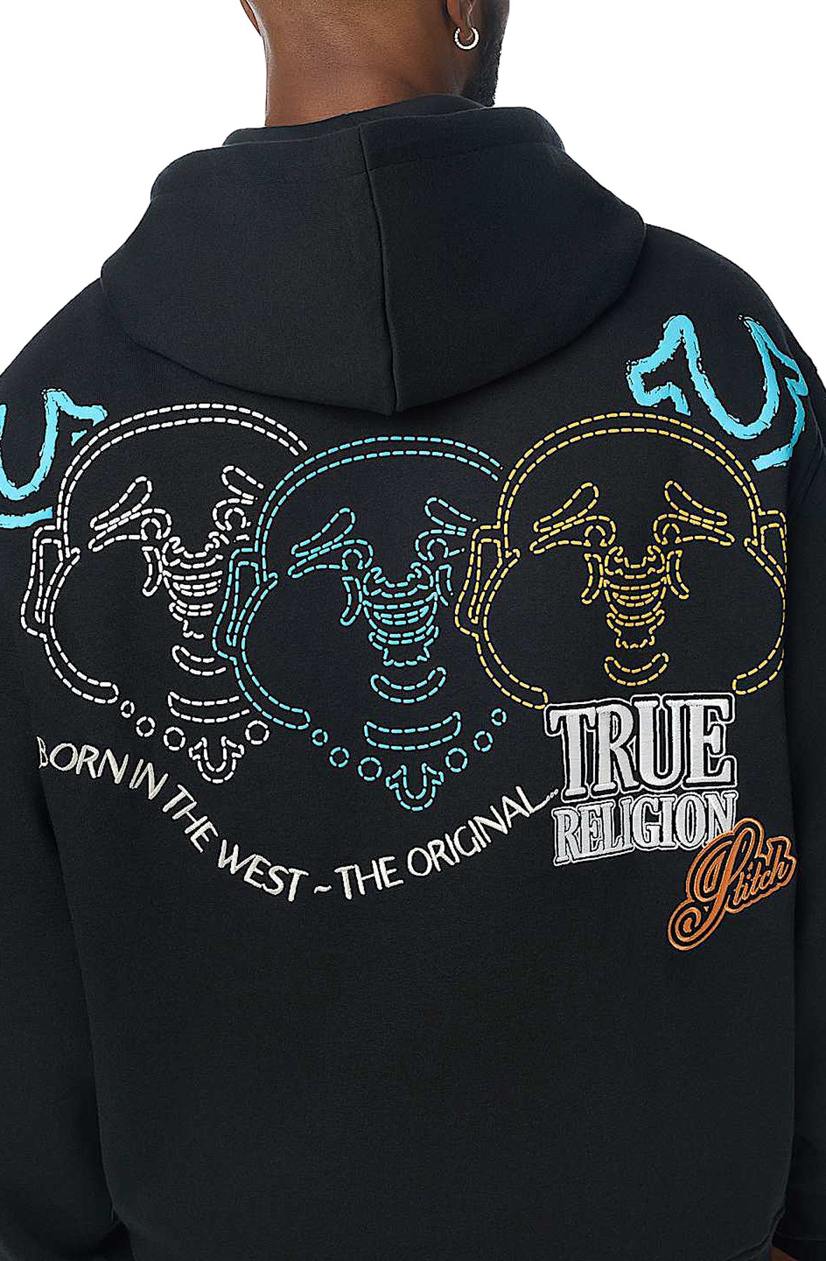 TRUE RELIGION Southwest Zip Hoodie 110683-1001 - Shiekh