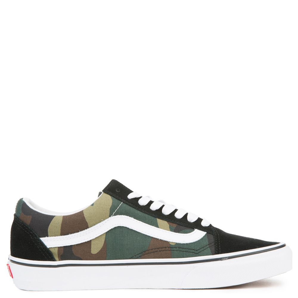VANS Old Skool ブラック/カモフラージュ Vans Old Skool Woodland Camo Green Black White VN0A38G1NRA Men's