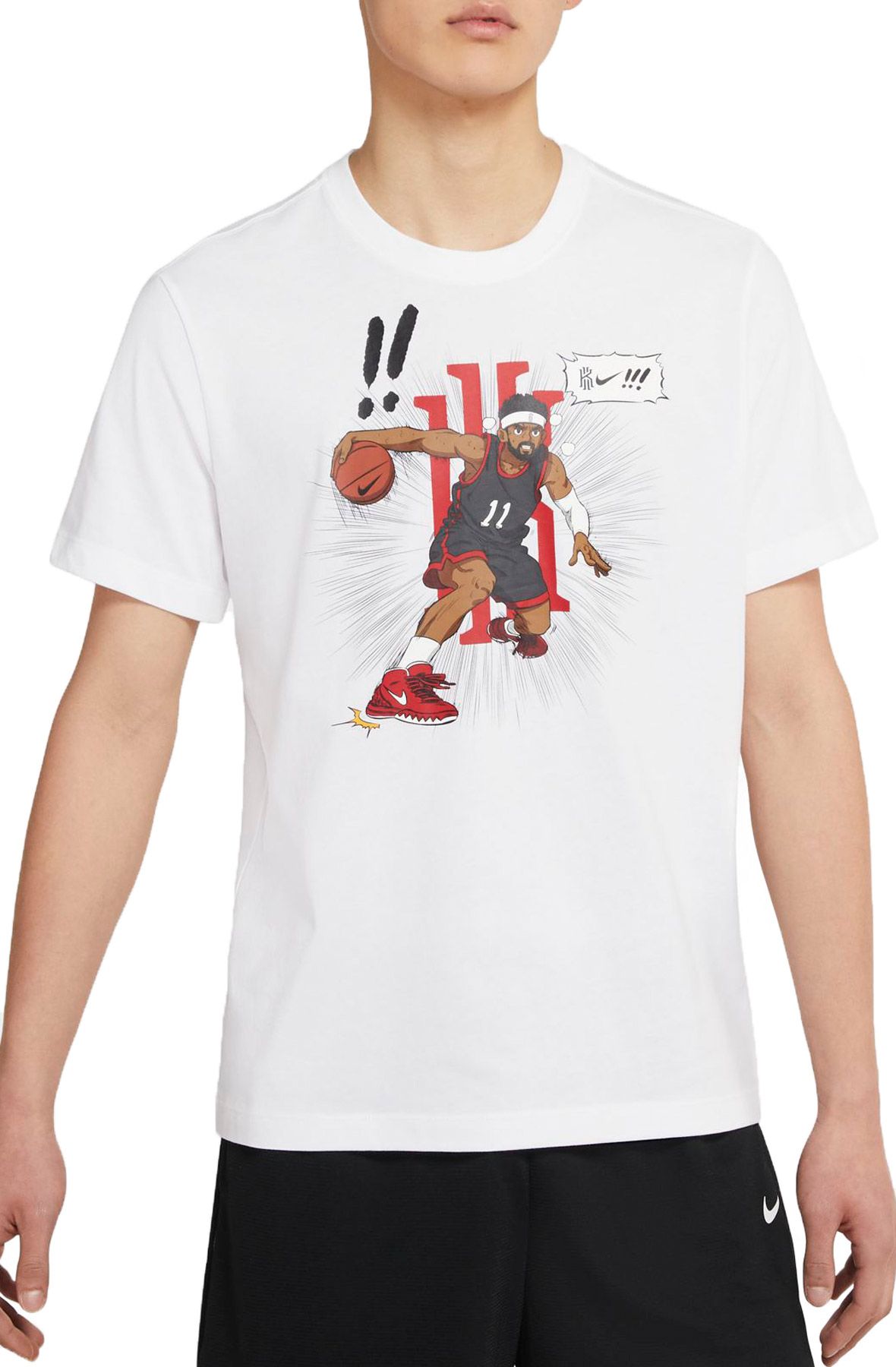 Buy Nike Men's Dry Graphic Pointguard Basketball T-Shirt, (White/Red XXL)  at