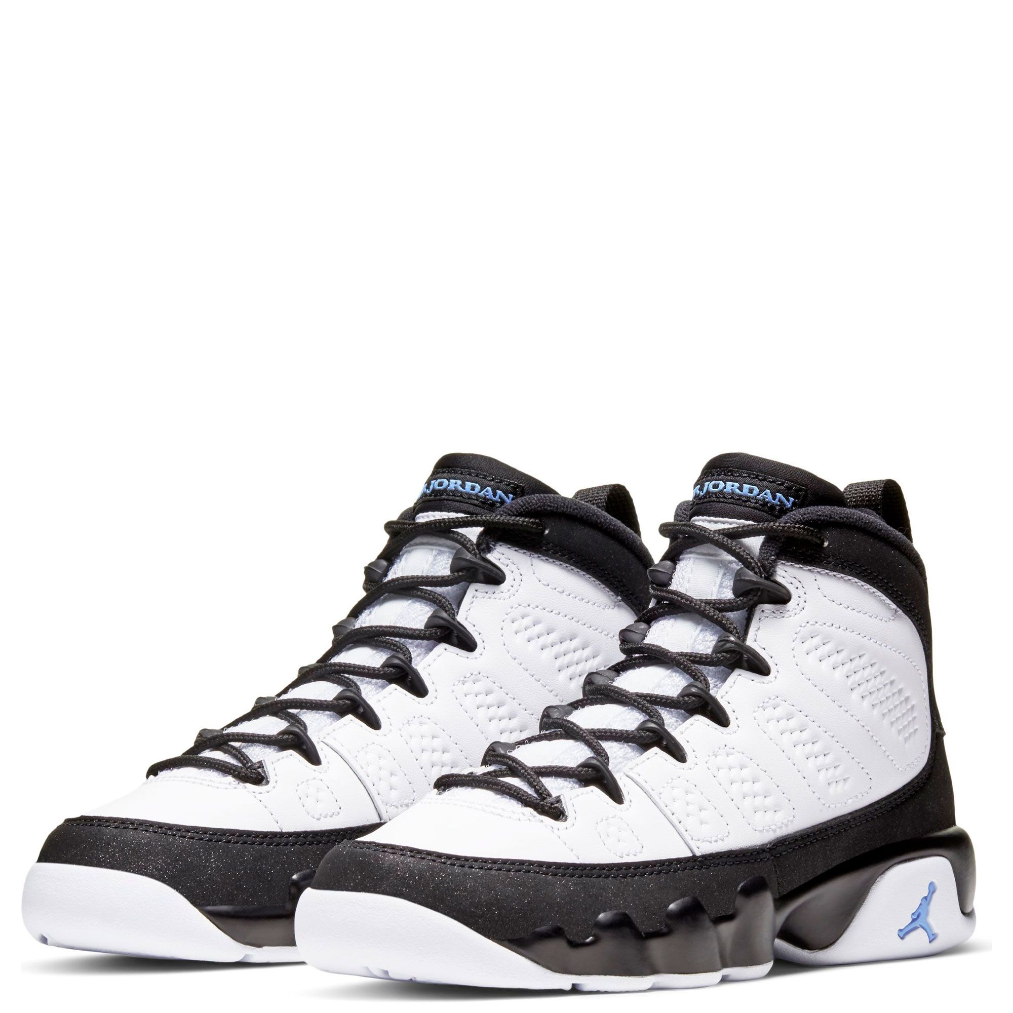 retro 9 blue and black