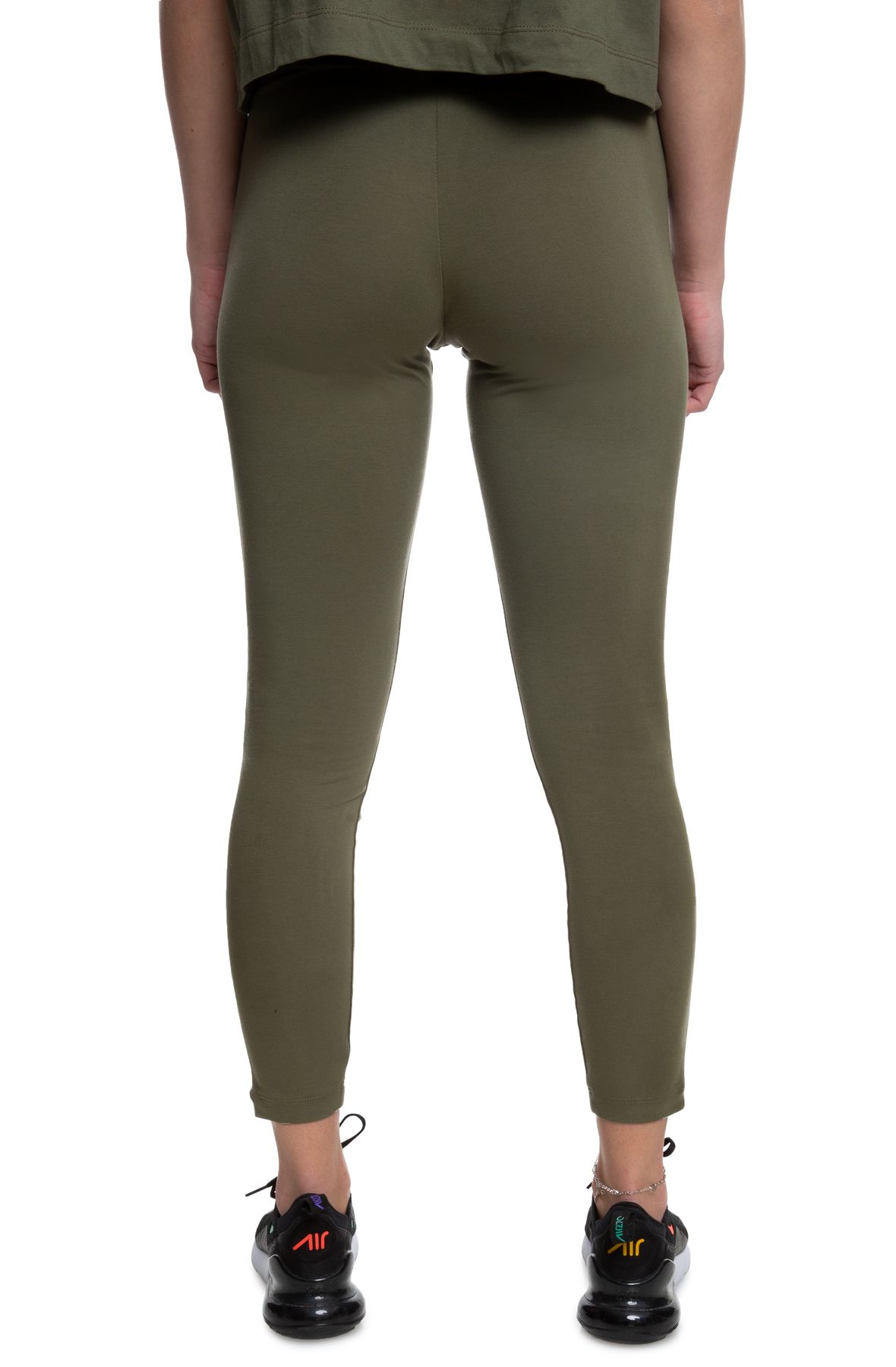 NIKE AIR LEGGINGS Women's Sz L Yoga Pants BV4773-218 Spell out Pumice Beige  $19.89 - PicClick