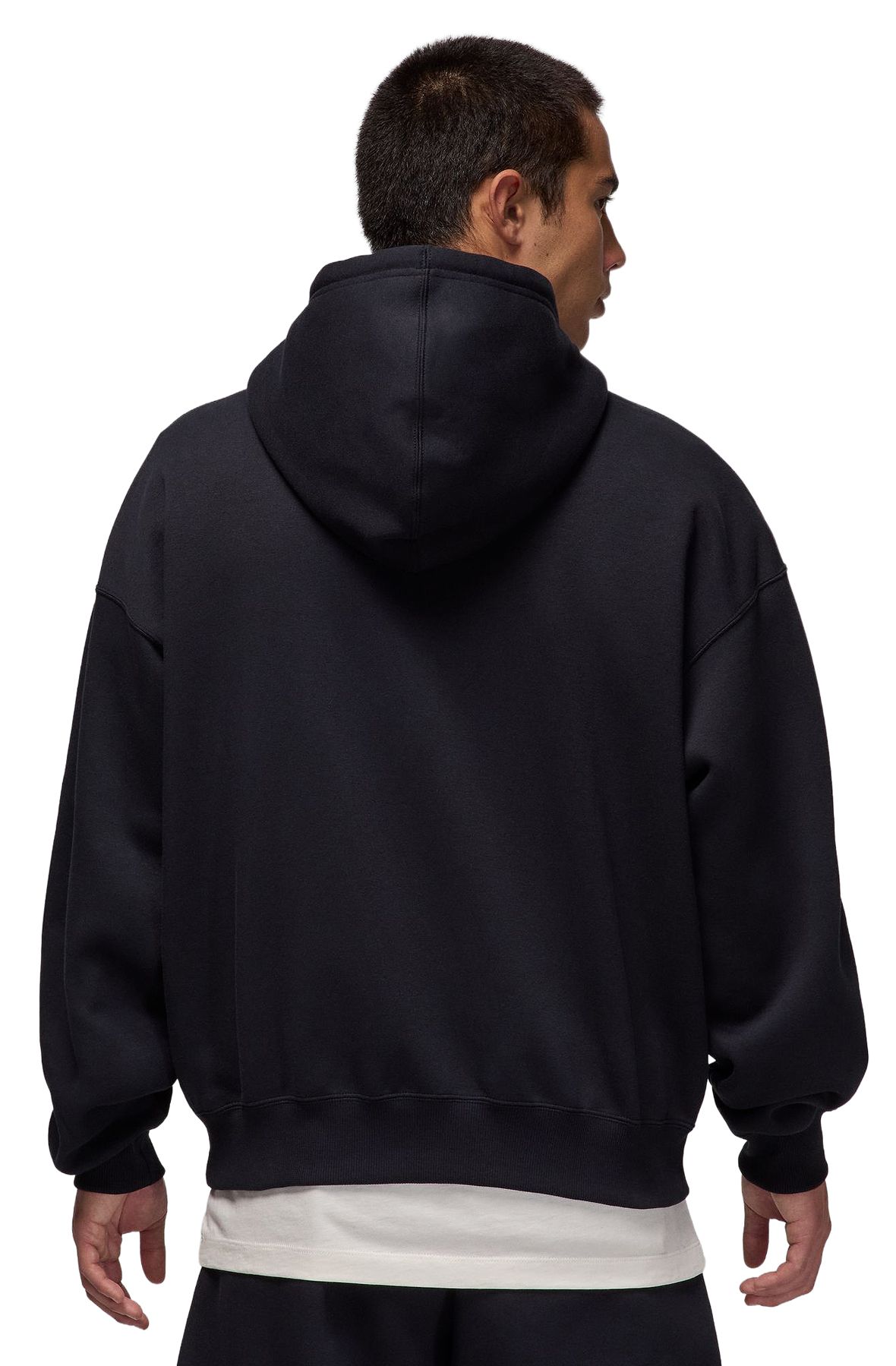 JORDAN Brooklyn Fleece Oversized Full-Zip Hoodie IB7231 010 - Shiekh