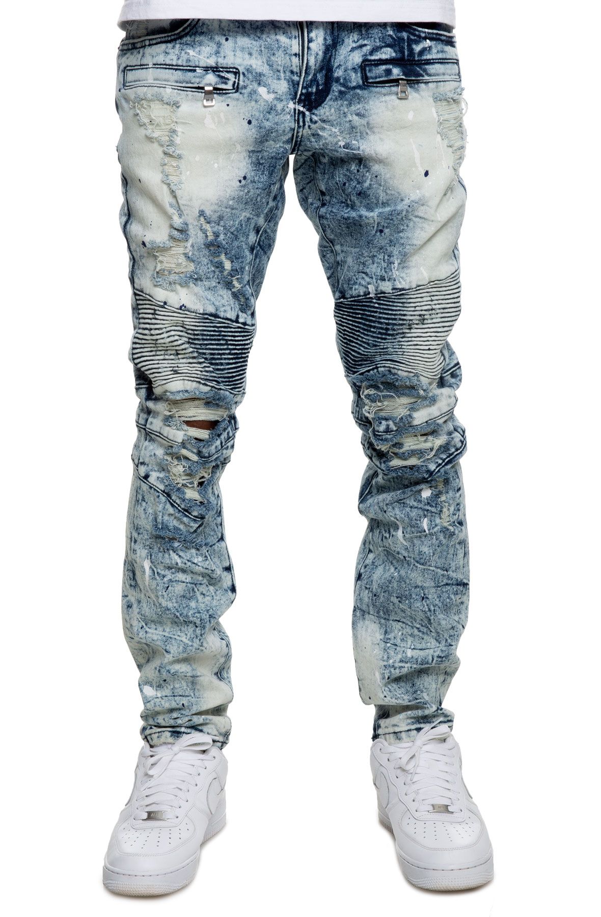 Braxton biker denim clearance