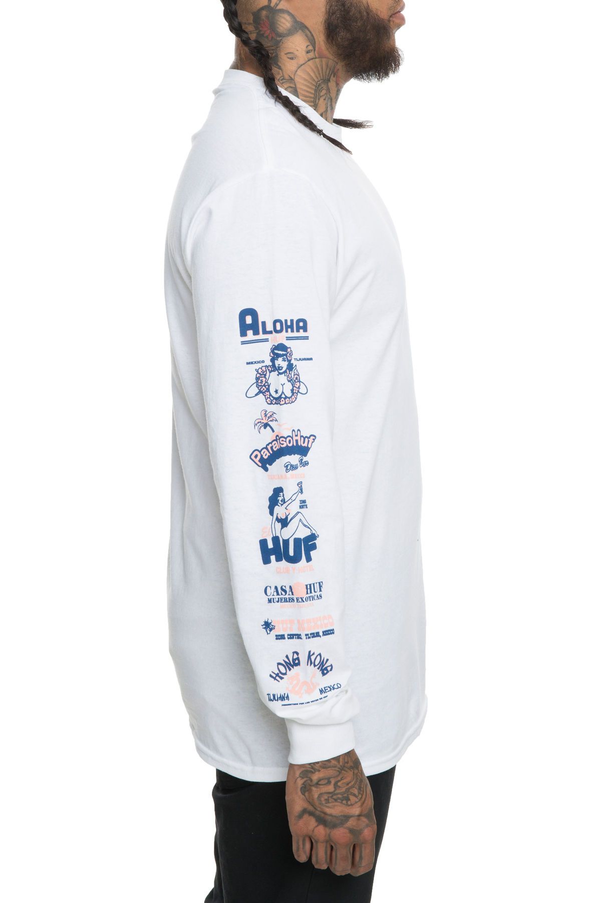 Huf worldwide longsleeve on sale