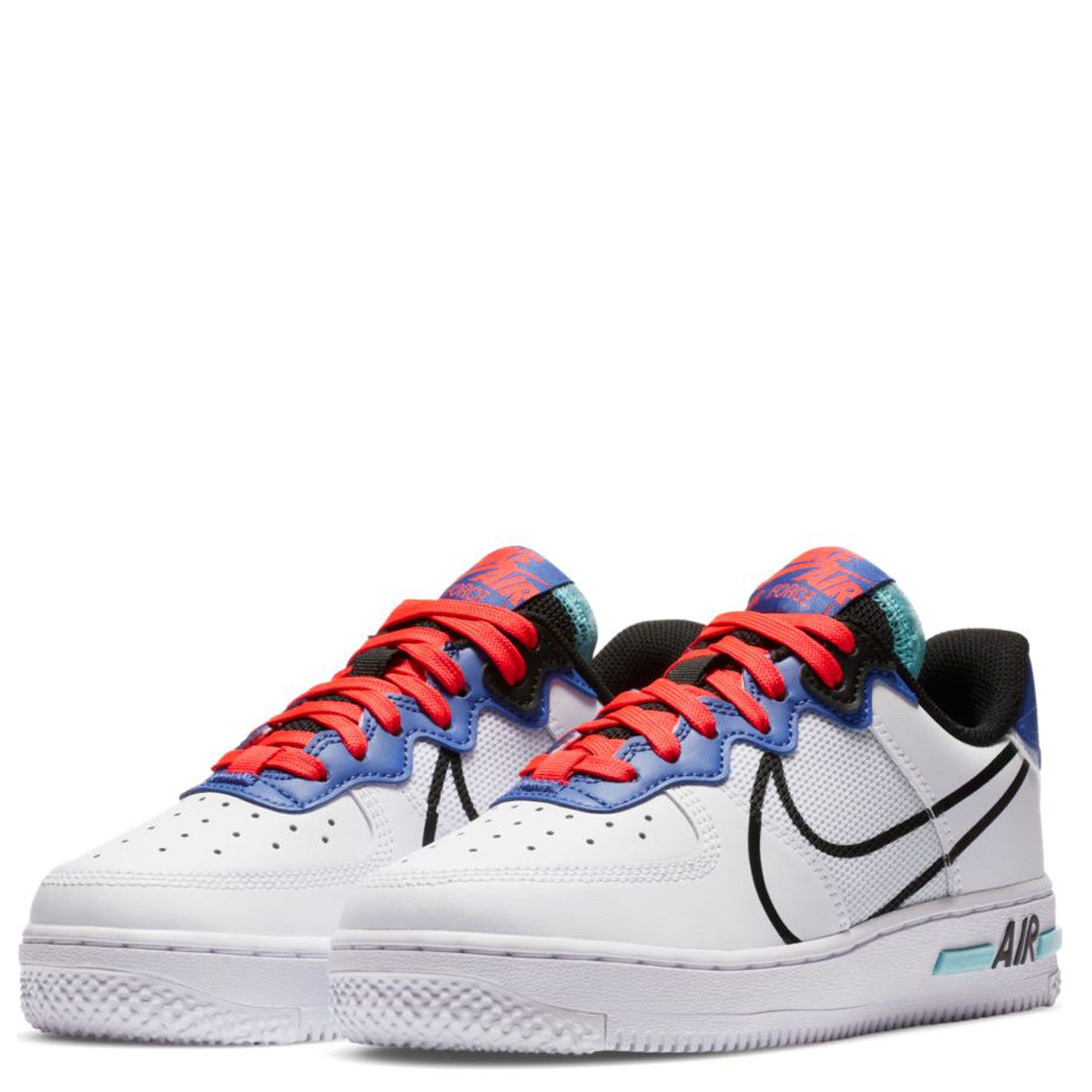 NIKE (GS) Air Force 1 React CD6960 101 - Shiekh