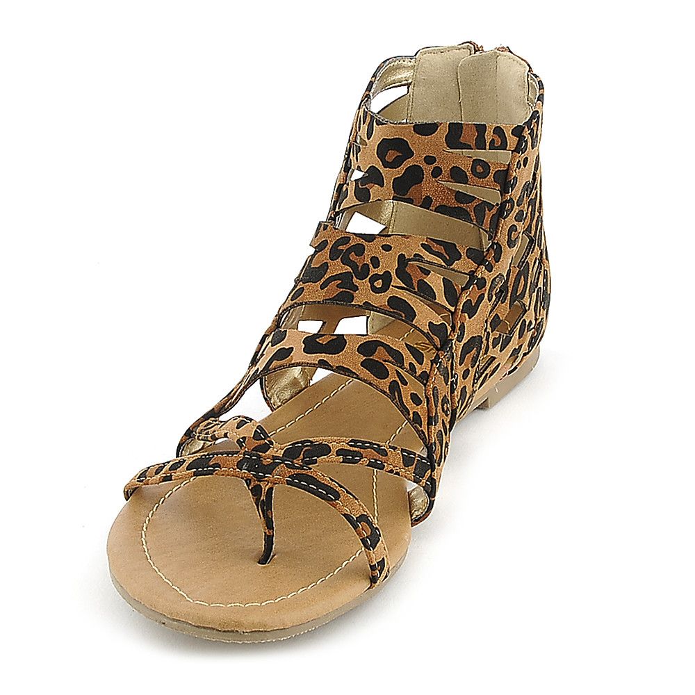 SHIEKH 104 Thong Sandal 104/LEOPARD - Shiekh