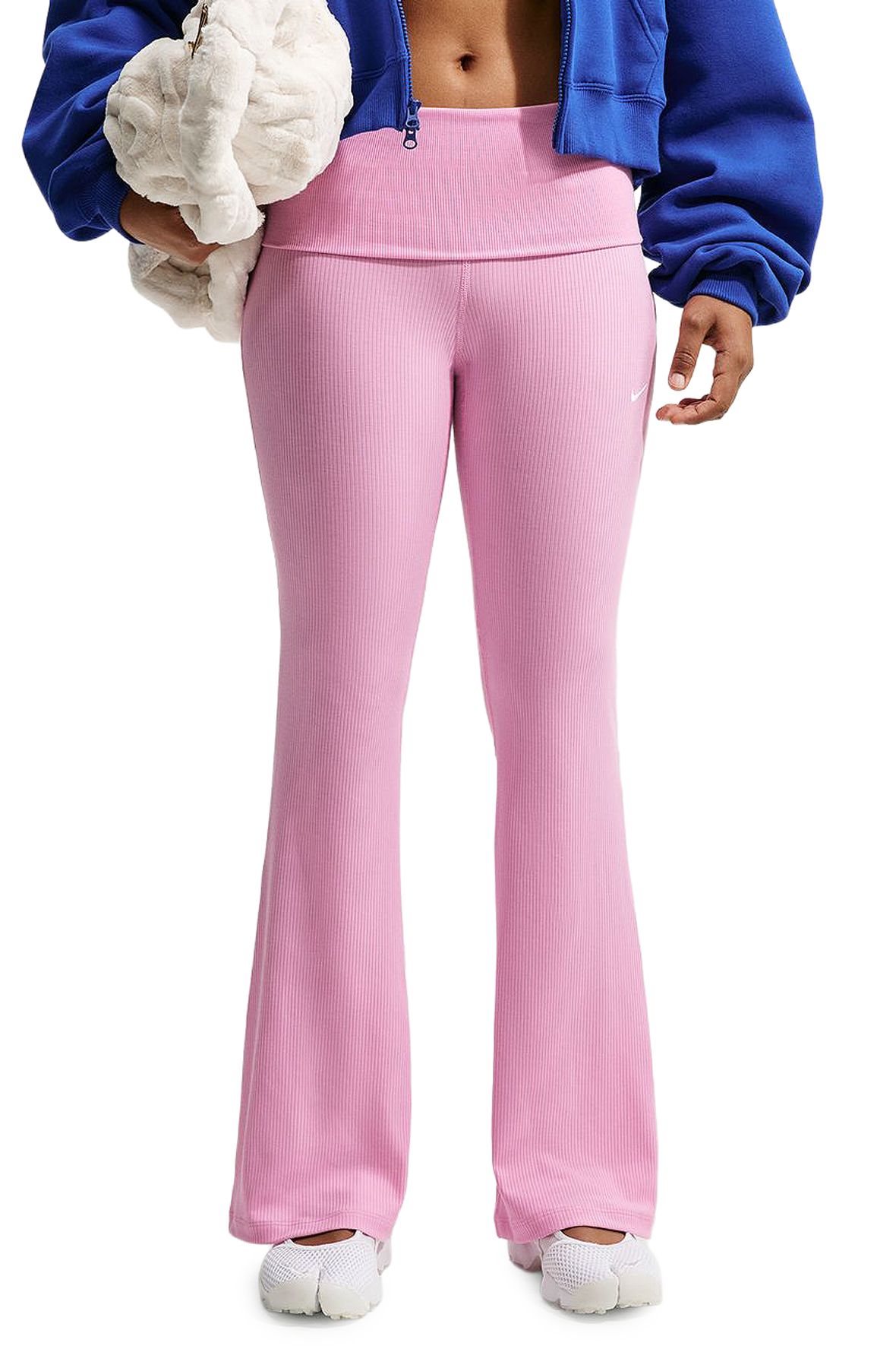 NIKE Sportswear Chill Knit Mid-Rise Tight Ribbed Pants IF0240 621